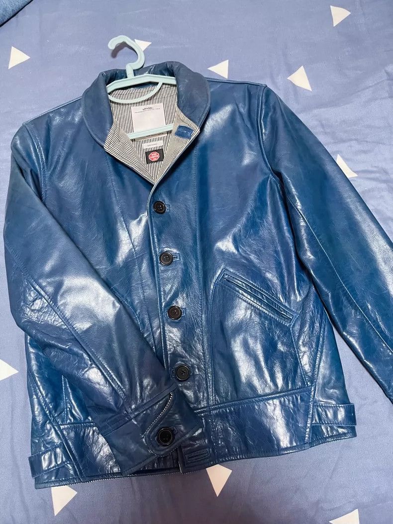 Visvim Women's Blue Leather Jacket Size S-2506 Size US S / EU 44-46 / 1 - 4 Thumbnail