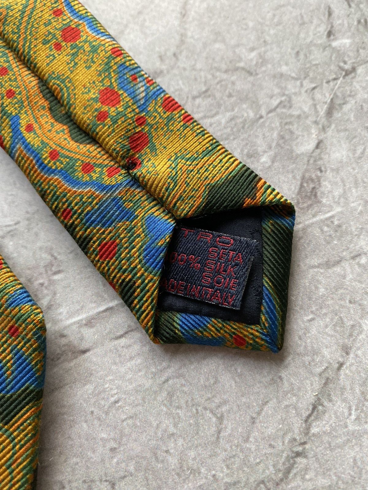 Etro Rare Etro Milano 100% Silk Tie Made in Italy Size ONE SIZE - 6 Thumbnail