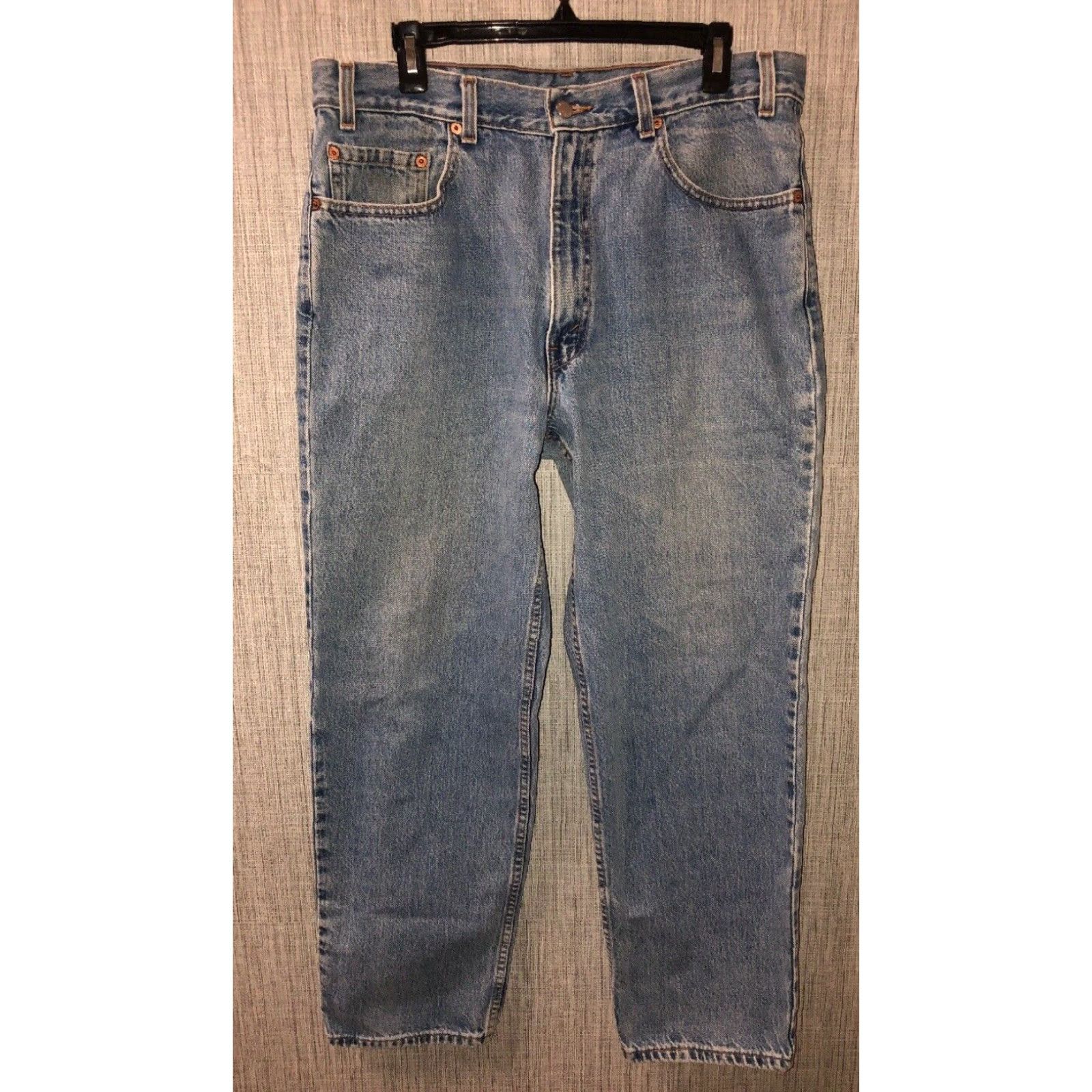 Levi's VINTAGE Levi’s 550 Jeans Mens Blue Denim Relaxed Fit Size 36 Inseam 29 Regular Bottoms Men Blue 550 Relaxed Jeans Mens Size US 36 / EU 52 - 2 Thumbnail