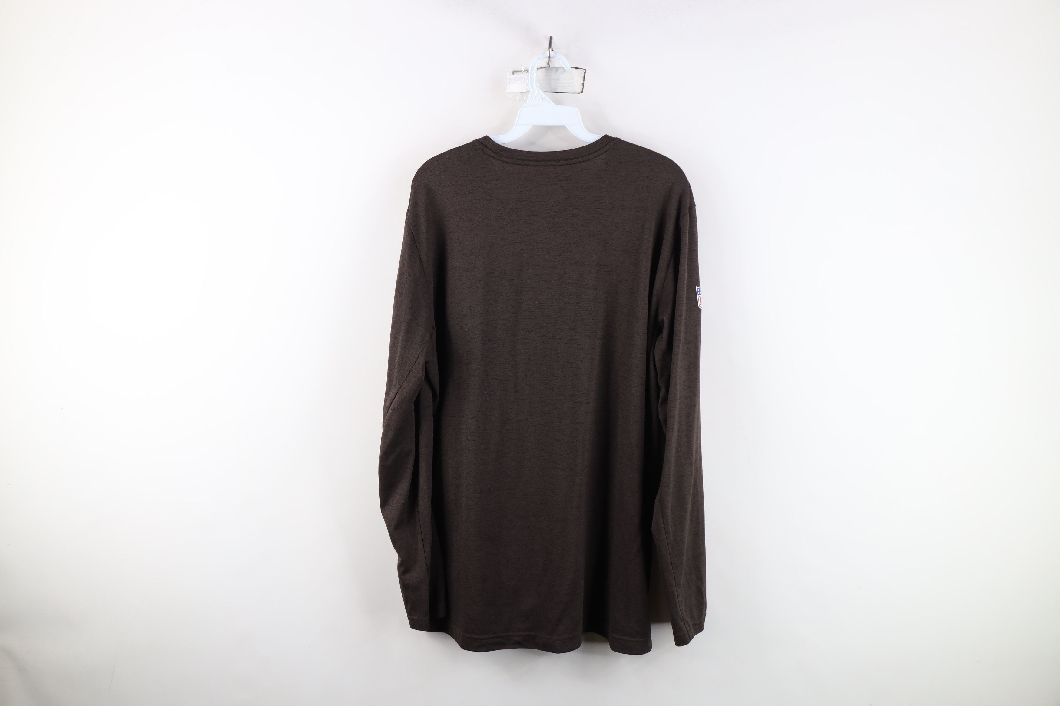Nike Nike On Field Browns Football Long Sleeve T-Shirt Brown Size US L / EU 52-54 / 3 - 11 Thumbnail