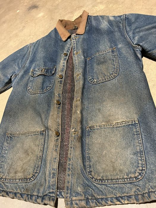 Carhartt Vintage carhartt denim chore coat | Grailed