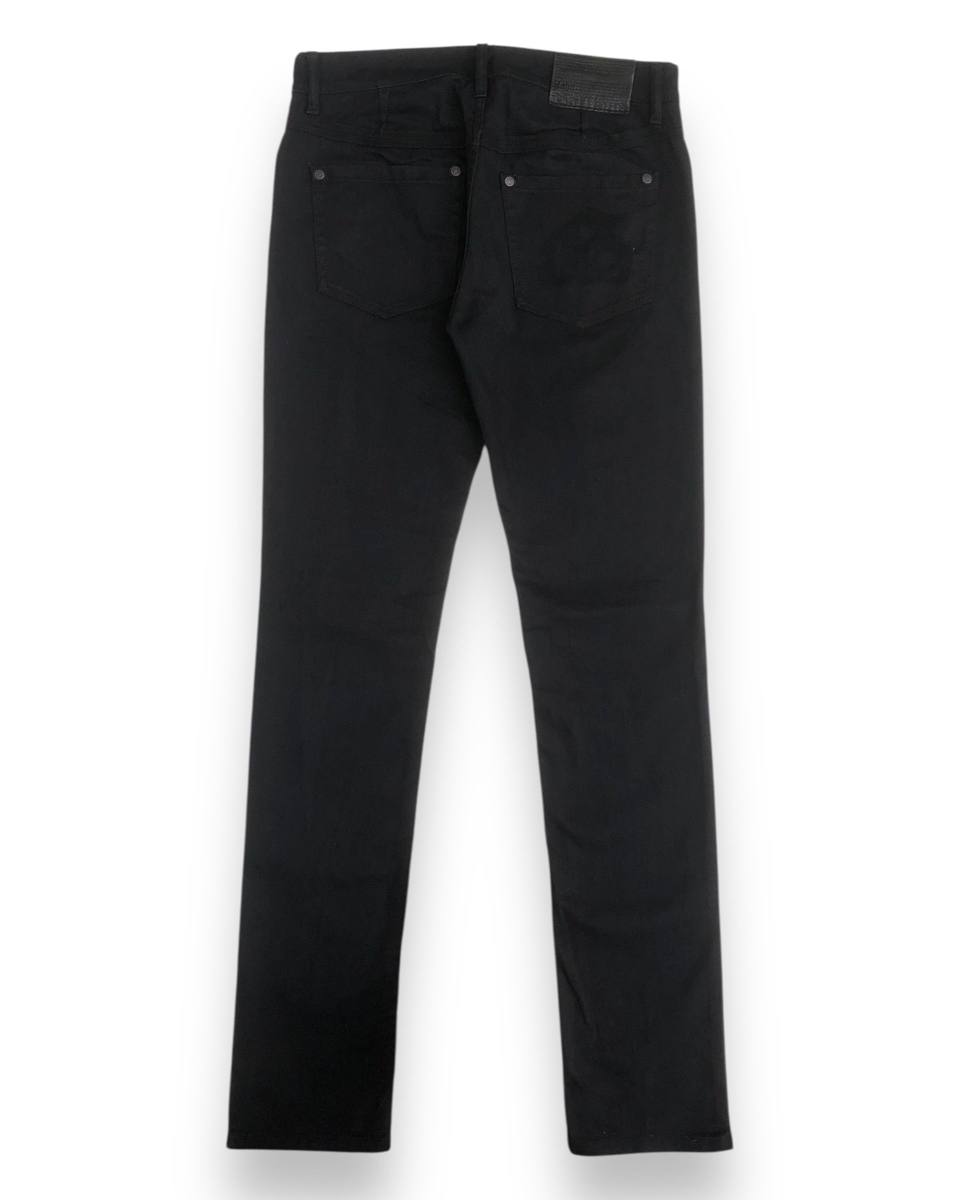 John Galliano 2000s John Galliano Skinny Black Jeans Size US 44 / EU 60 - 2 Thumbnail