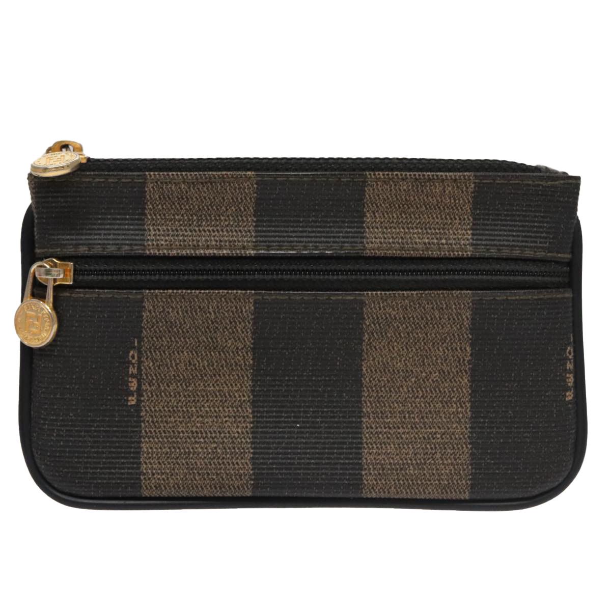 Fendi Pequin Brown Canvas Wallet (Pre-Owned) Size ONE SIZE - 1 Thumbnail
