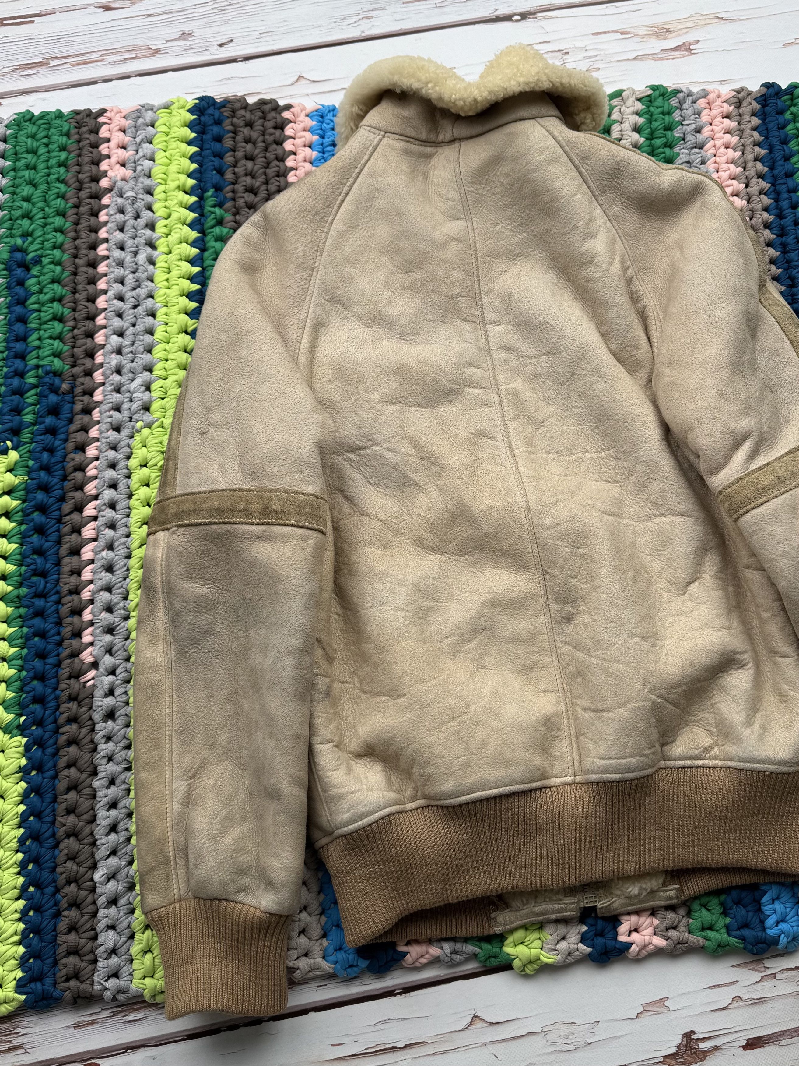 Vintage Vintage thrashed sheepskin jacket Size US S / EU 44-46 / 1 - 13 Thumbnail