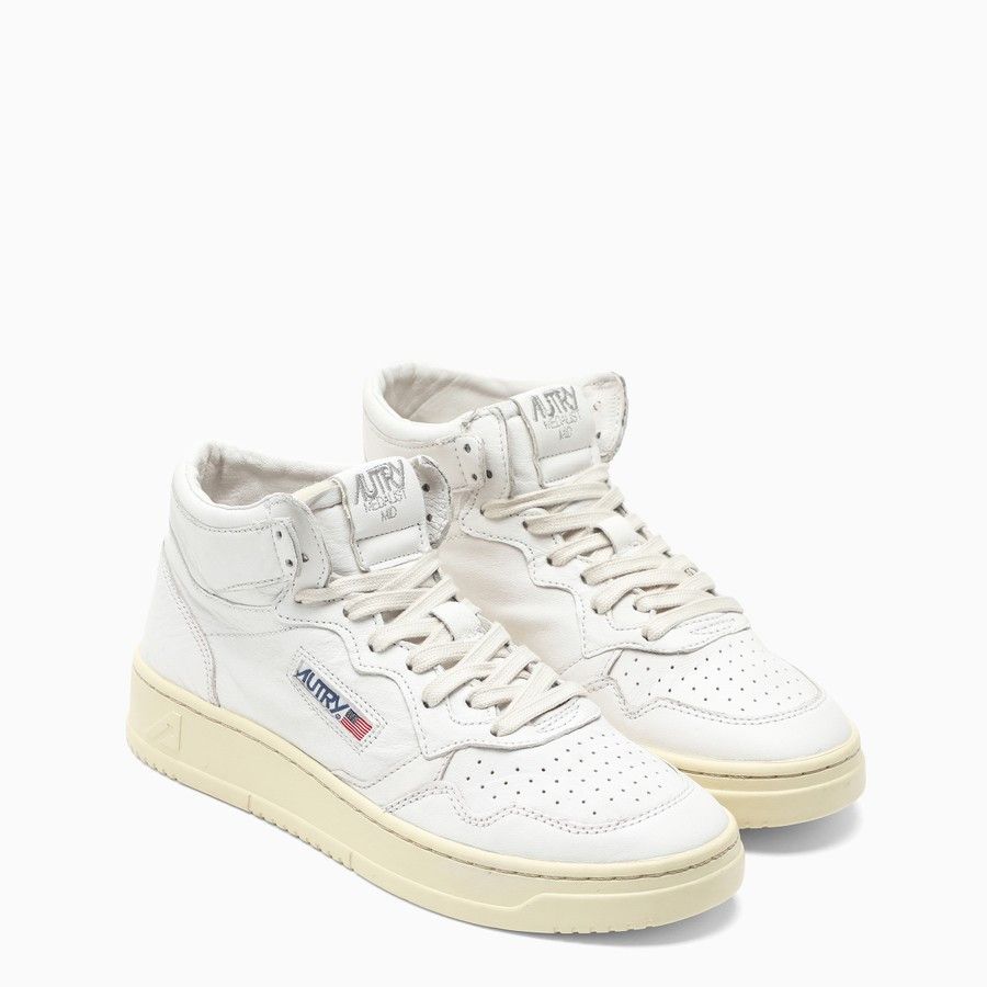 AUTRY o1d2blof0824 High-Top Sneakers in White Size US 5 / IT 35 - 2 Thumbnail