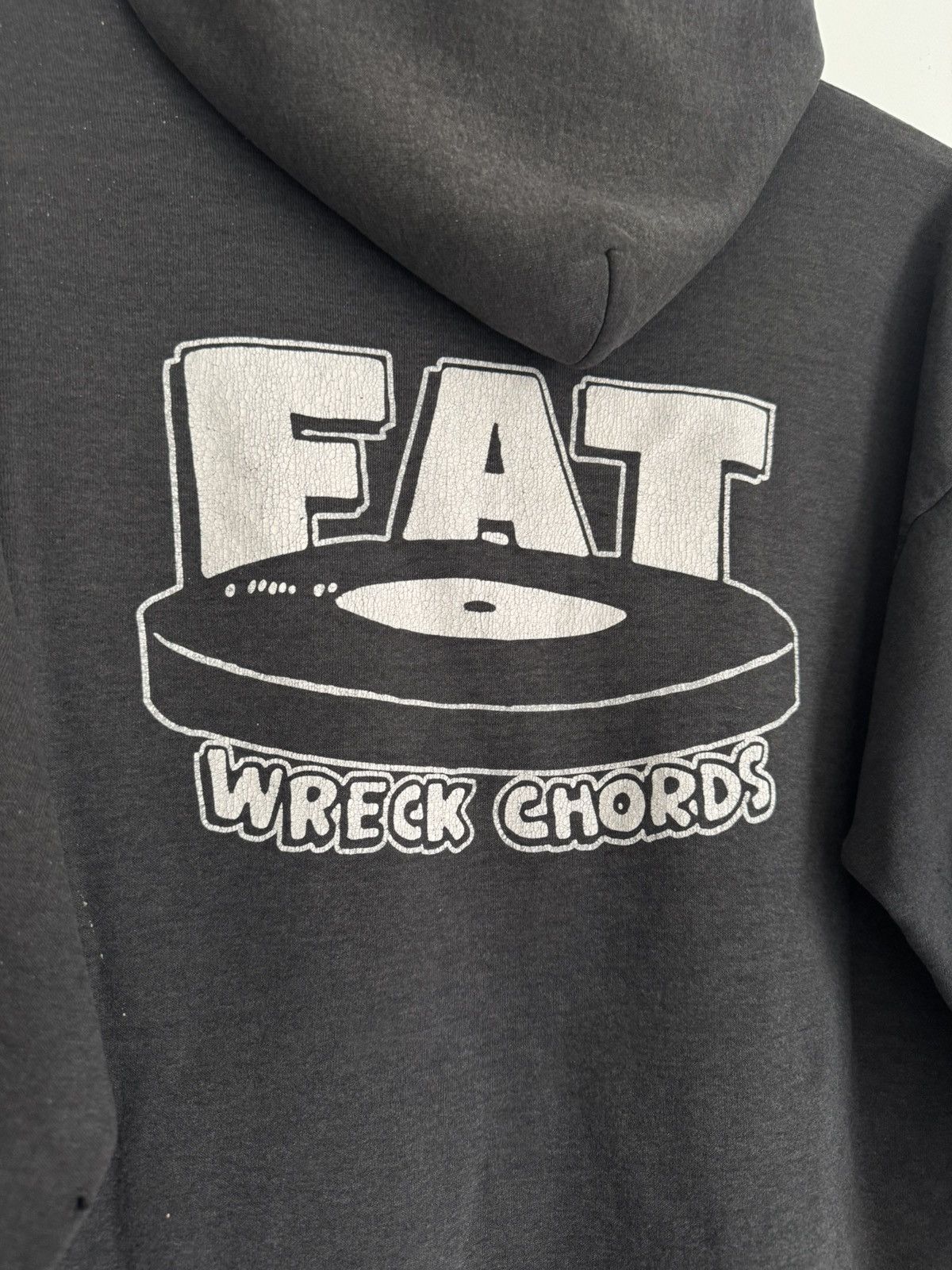Vintage 90s Fat Wreck Chords Hoodie NOFX No Use Sick Of It All Size US XL / EU 56 / 4 - 6 Thumbnail
