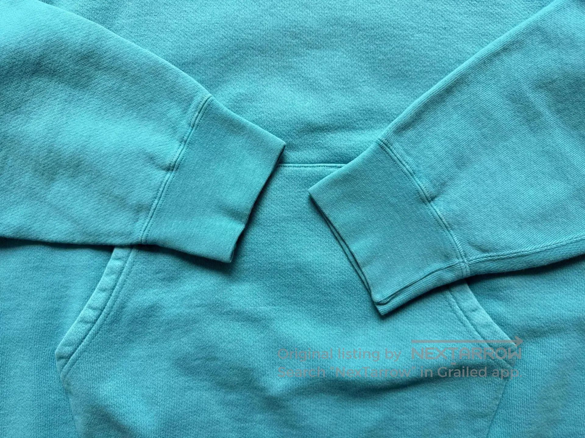 Visvim Blue Hoodie with Front Pocket and Embroidered Logo. Size US XL / EU 56 / 4 - 5 Thumbnail
