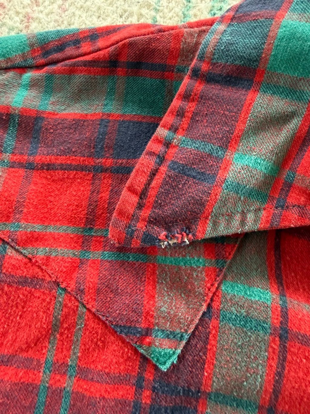 Vintage Vintage Washington Dee Cee Red Green Plaid Pearl Snap Wester Size US M / EU 48-50 / 2 - 6 Thumbnail