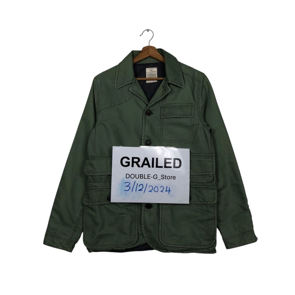 Global Work Vintage Military Chore Work Jacket Global Work Issey Miyake Size US M / EU 48-50 / 2 - 1 Thumbnail