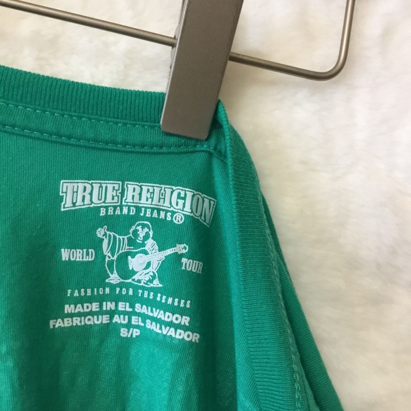 True Religion True Religion Green V-Neck T-Shirt Size S / US 4 / IT 40 - 11 Thumbnail