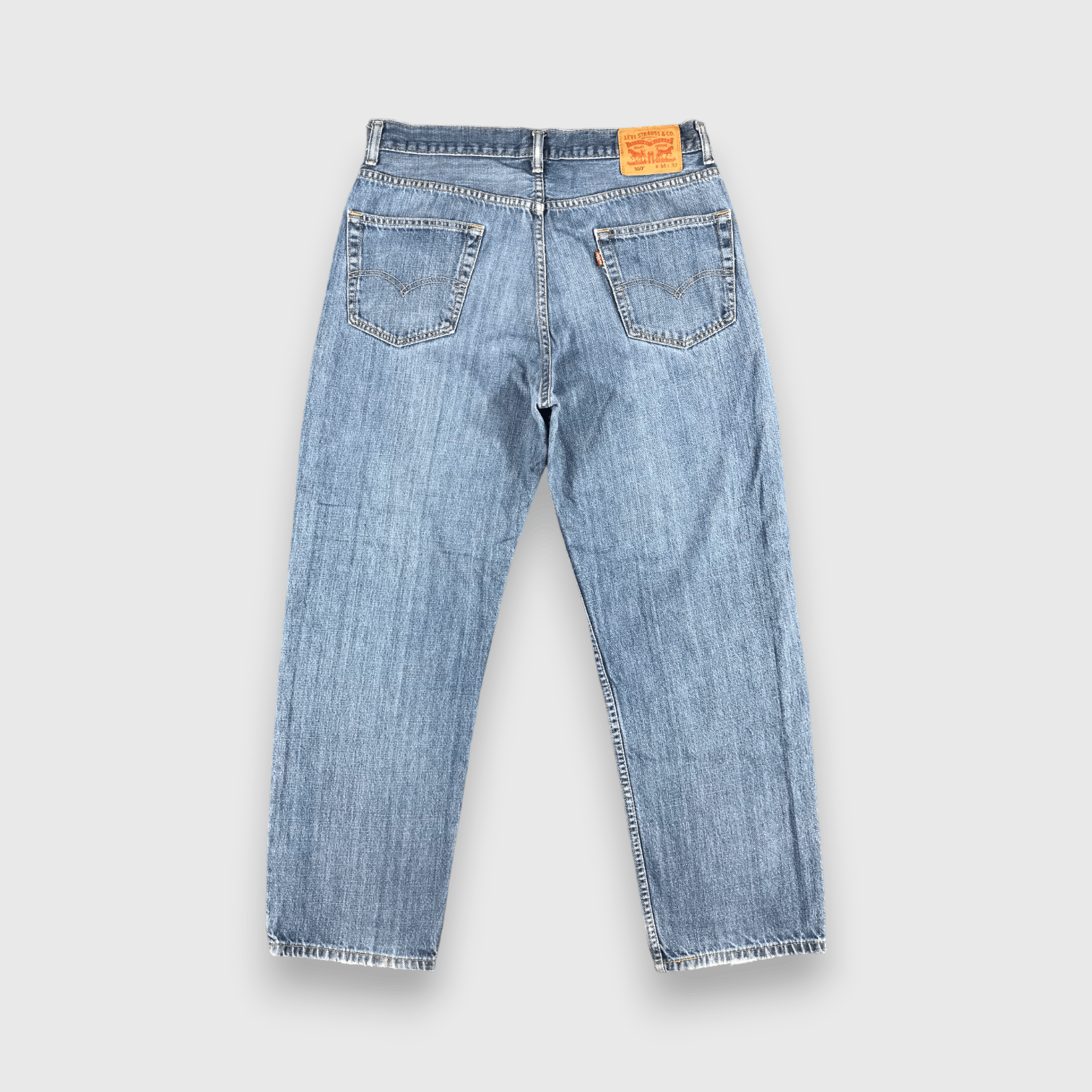 Levi's Vintage Blue Wash Levis 550 Jeans-J2088 Size US 35 - 2 Thumbnail