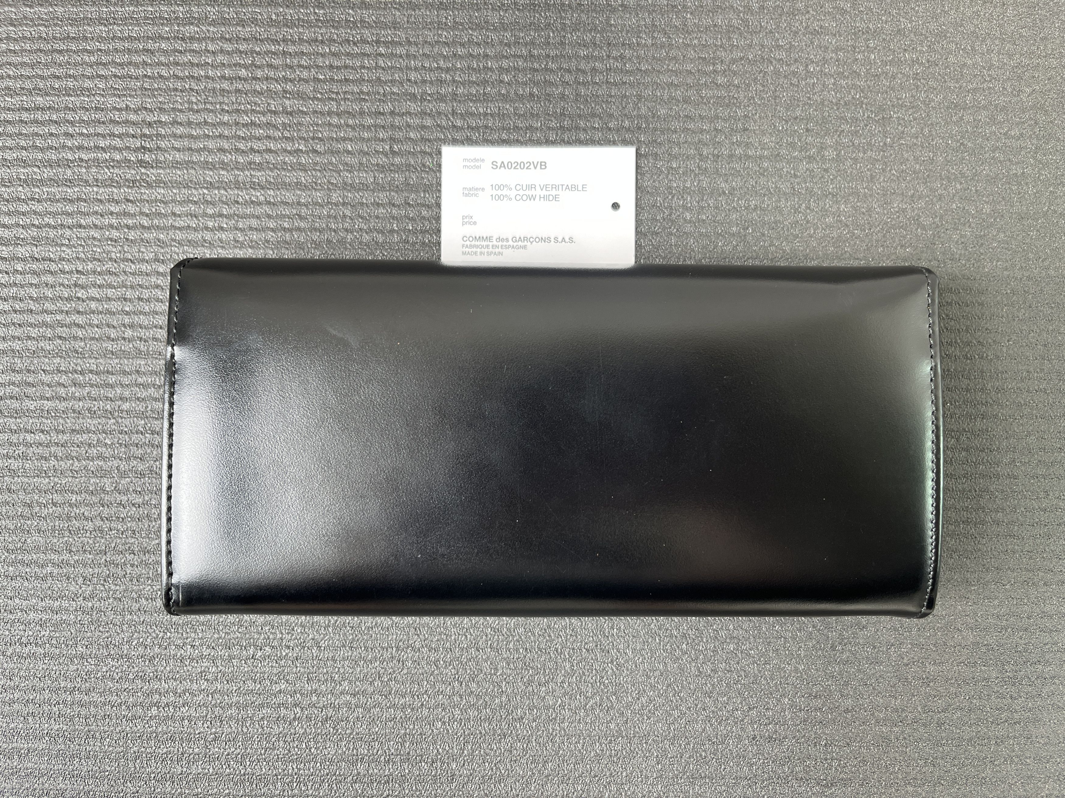 Comme des Garcons Comme des Garcons Very Black Classic Trifold Long Wallet Size ONE SIZE - 3 Thumbnail