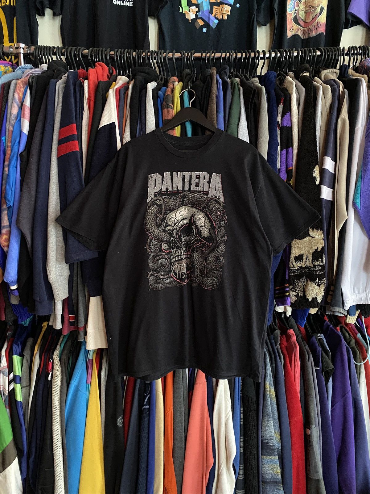 Band Tees VINTAGE PANTERA BAND BAGGY T-SHIRT ROCK Size US XXL / EU 58 / 5 - 1 Thumbnail