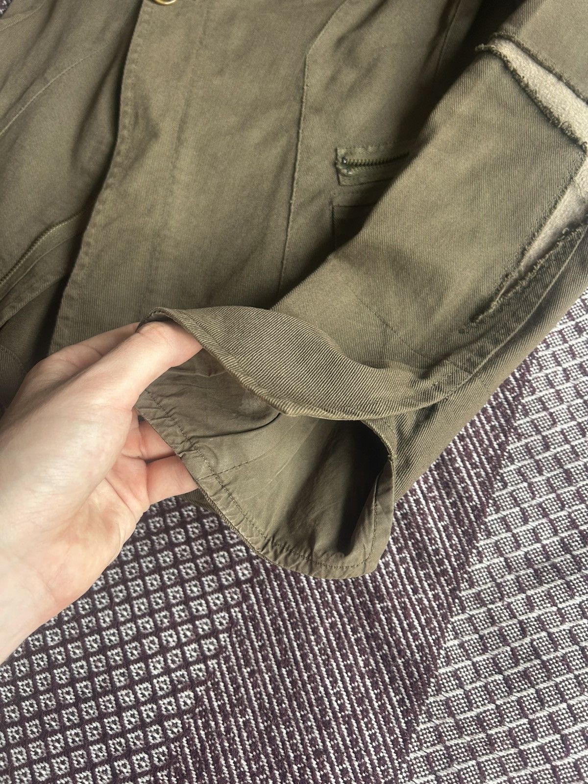 Japanese Brand × Vintage Vintage Military Style Womens Jacket Size 44 Avantgarde Rare Size M / US 6-8 / IT 42-44 - 4 Thumbnail