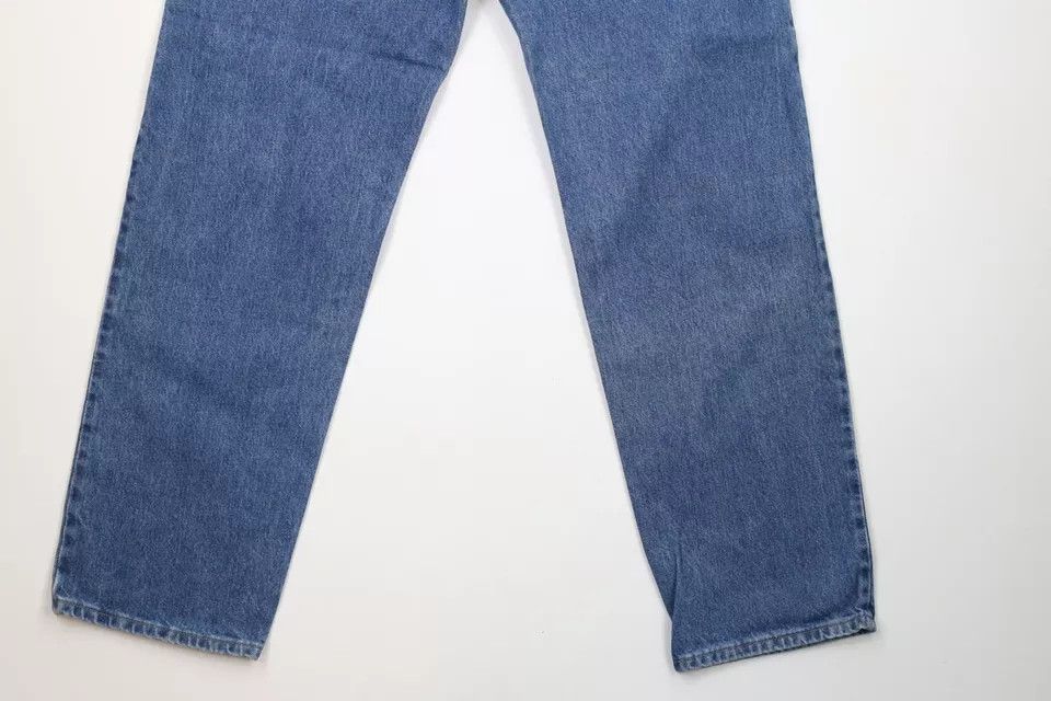 Lee × Vintage Vintage 90s Lee Straight Leg Denim Jeans Blue Cotton Size US 38 / EU 54 - 11 Thumbnail