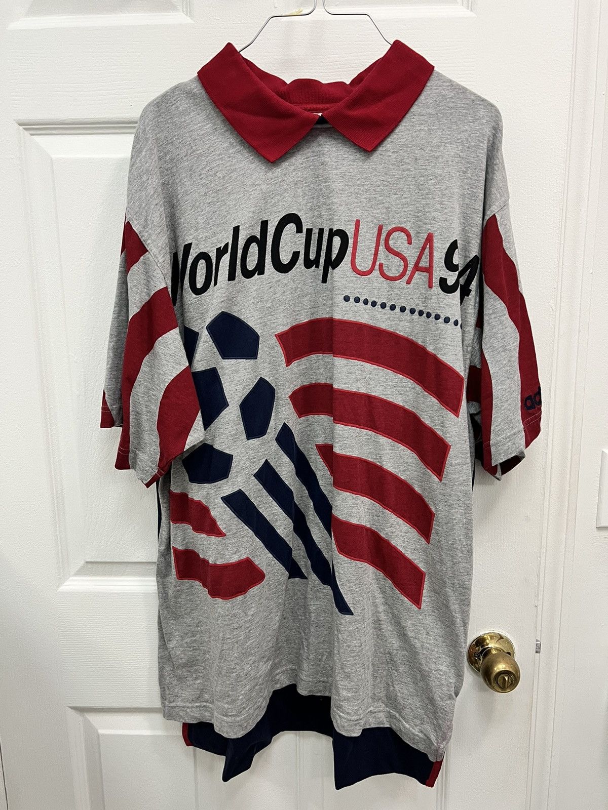 Adidas Adidas Team USA 94 Polo Size US XL / EU 56 / 4 - 1 Thumbnail