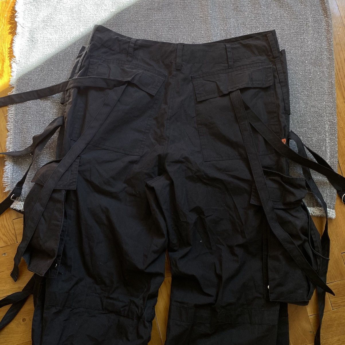 Mercy MERCY Y2K JAPANESE BAGGY MULTIPOCKET CARGO PANTS PRACHUTE Size US 32 / EU 48 - 4 Thumbnail