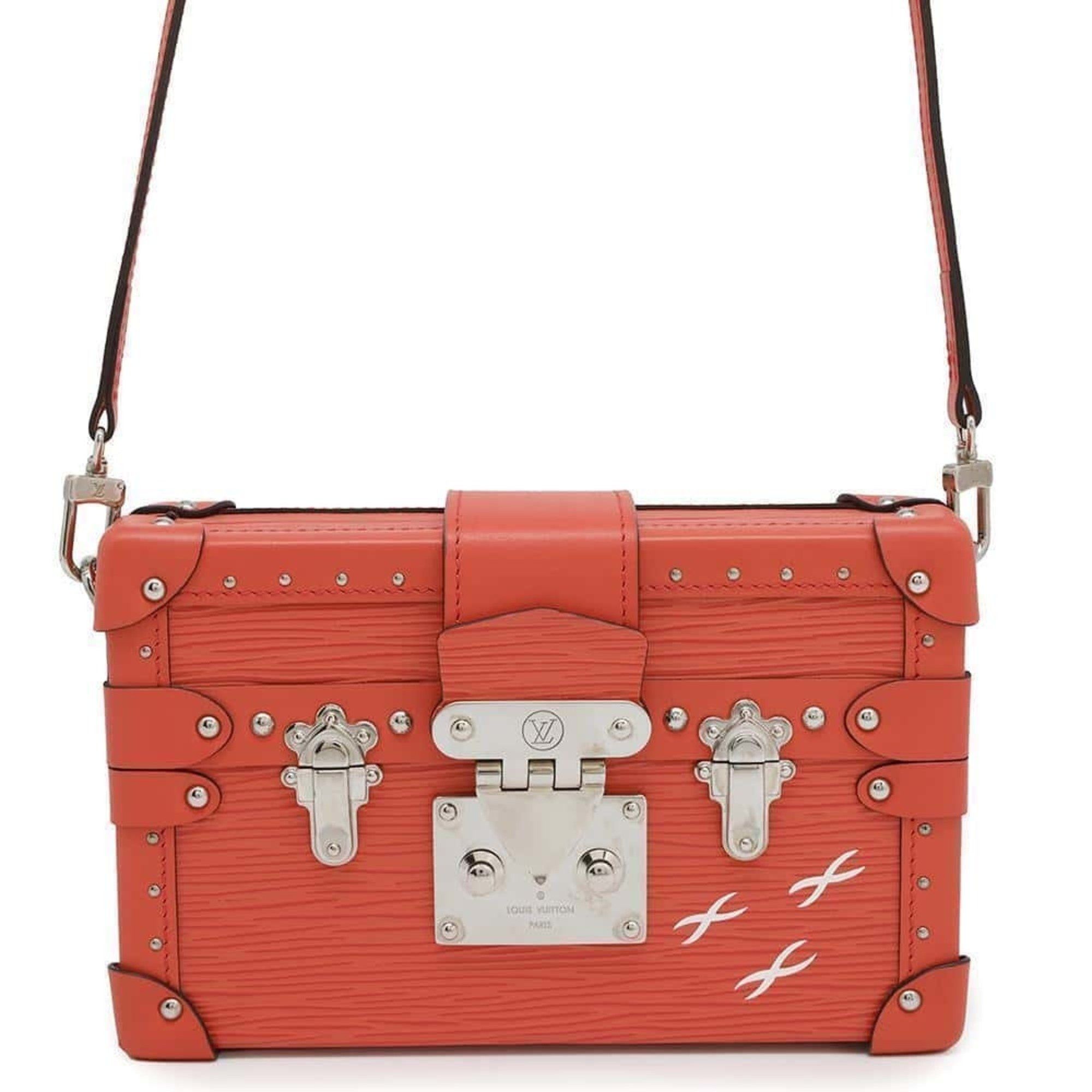 Louis Vuitton Shoulder Bag Epi Petite Malle Louis Vuitton in Pink, Women's