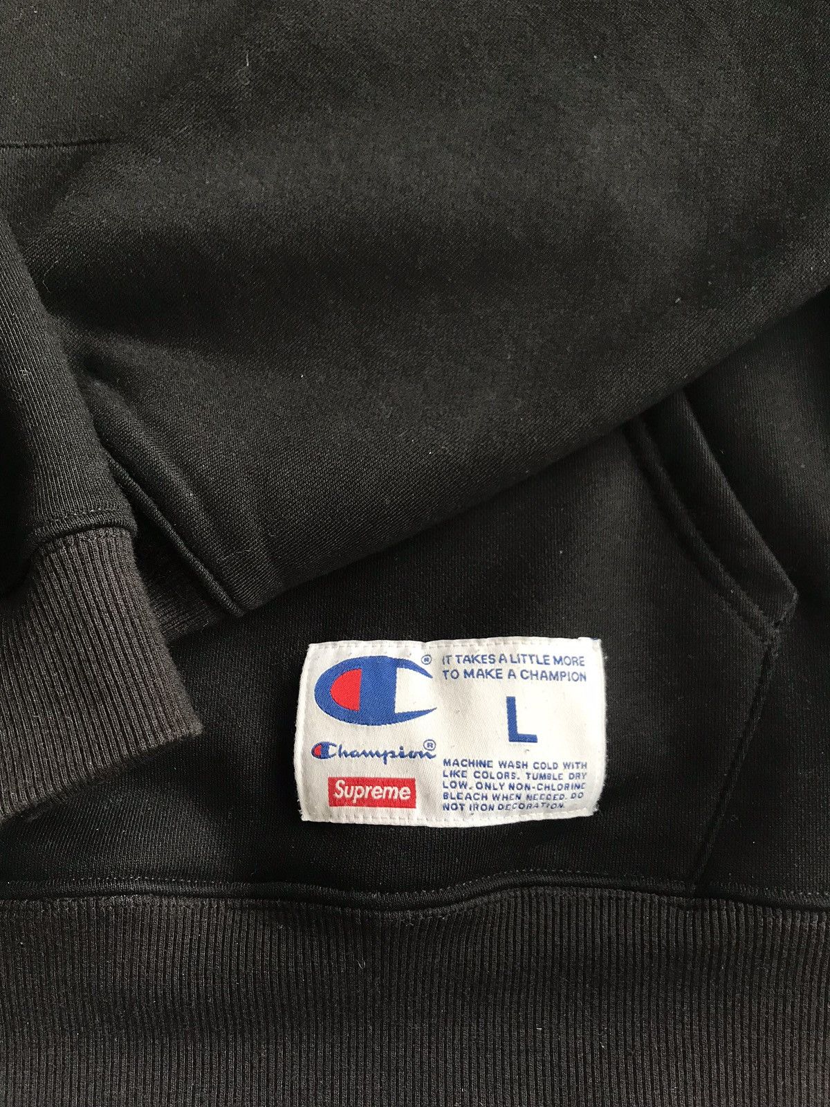 Champion × Supreme FW 2016 Hoodie Size US L / EU 52-54 / 3 - 3 Thumbnail