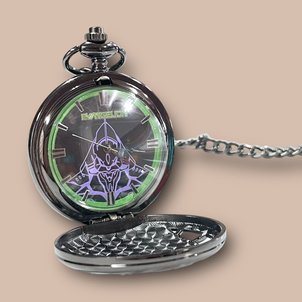 Anime Evangelion Unit 1 Premium Relief Pocket Watch Size ONE SIZE - 14 Thumbnail