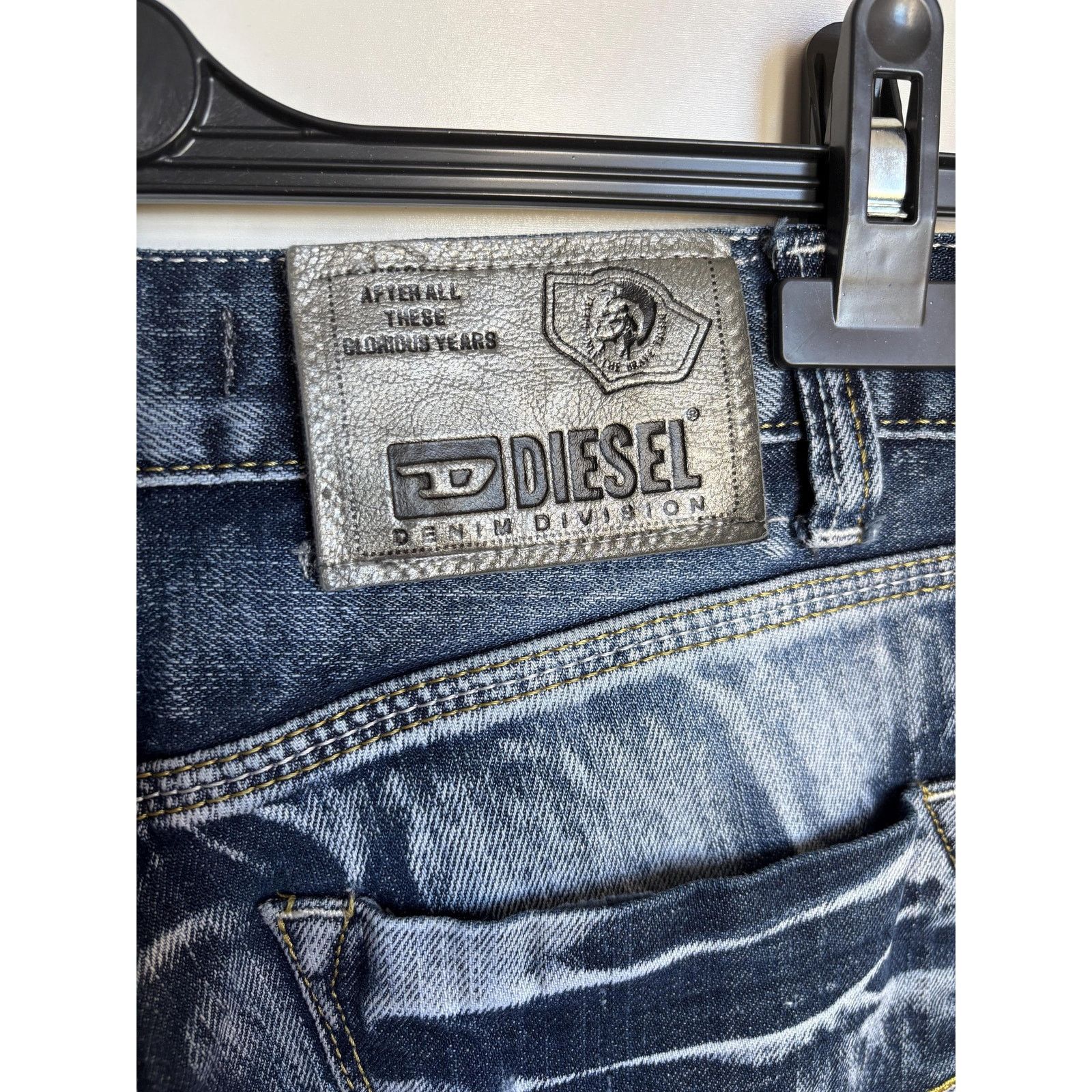 Diesel Diesel Denim Division Jeans W29 Y2K Italy Made Black Label Size US 29 - 9 Thumbnail