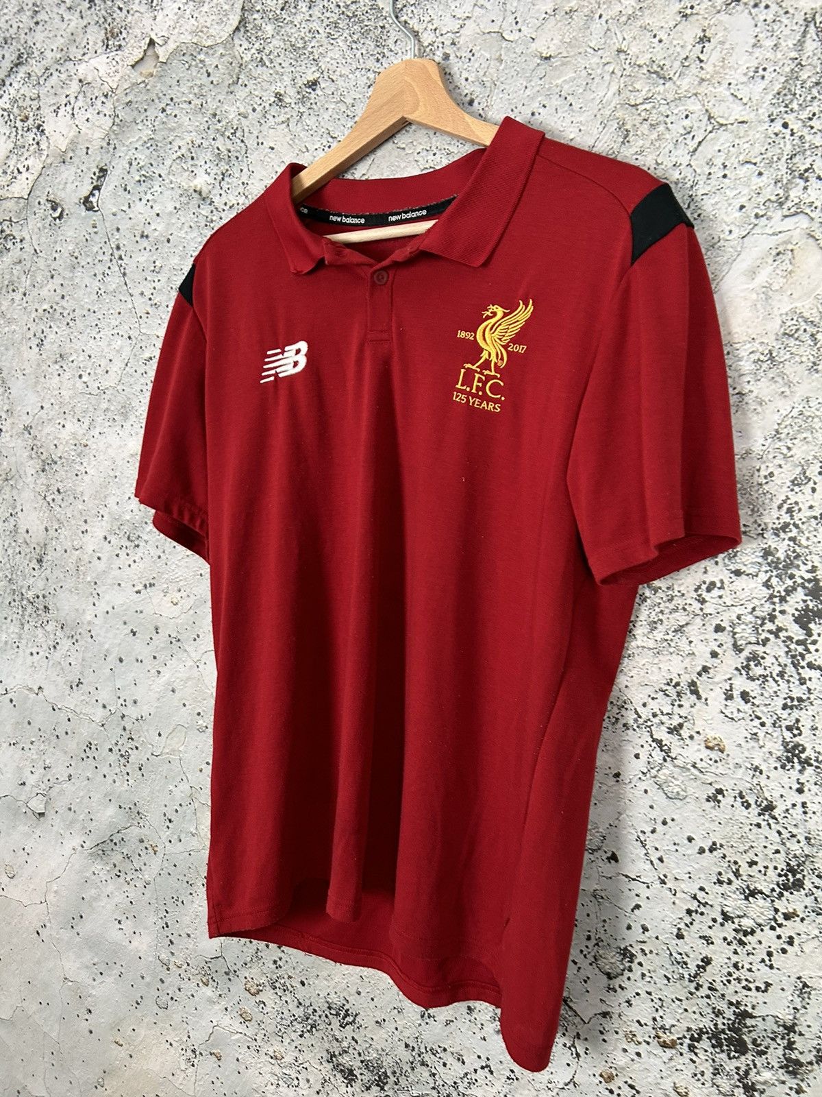 New Balance Liverpool FC Soccer Polo Shirt New Balance Football Retro Size US M / EU 48-50 / 2 - 2 Thumbnail