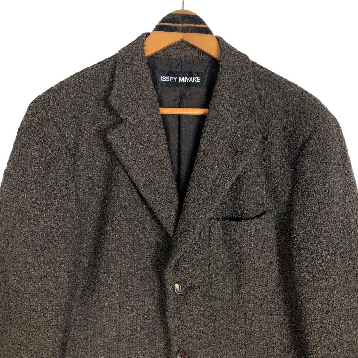 Issey Miyake Vintage Issey Miyake A/W 2006 Knitted Wool Coat Size US M / EU 48-50 / 2 - 3 Thumbnail