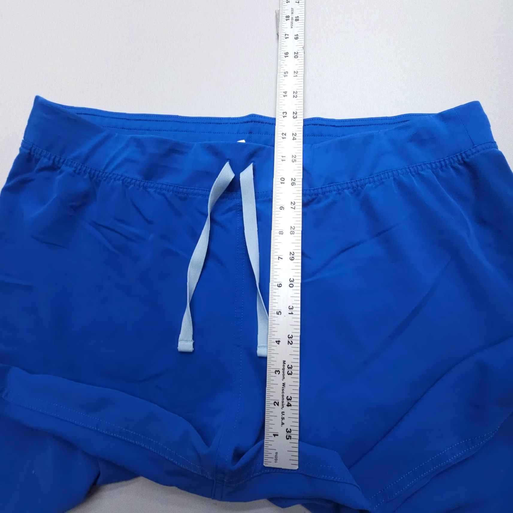 Vintage FIGS High Waisted Scrub Pants XL Blue Livingston Nursing Medical 31" Inseam Size 40" / US 18 - 4 Thumbnail