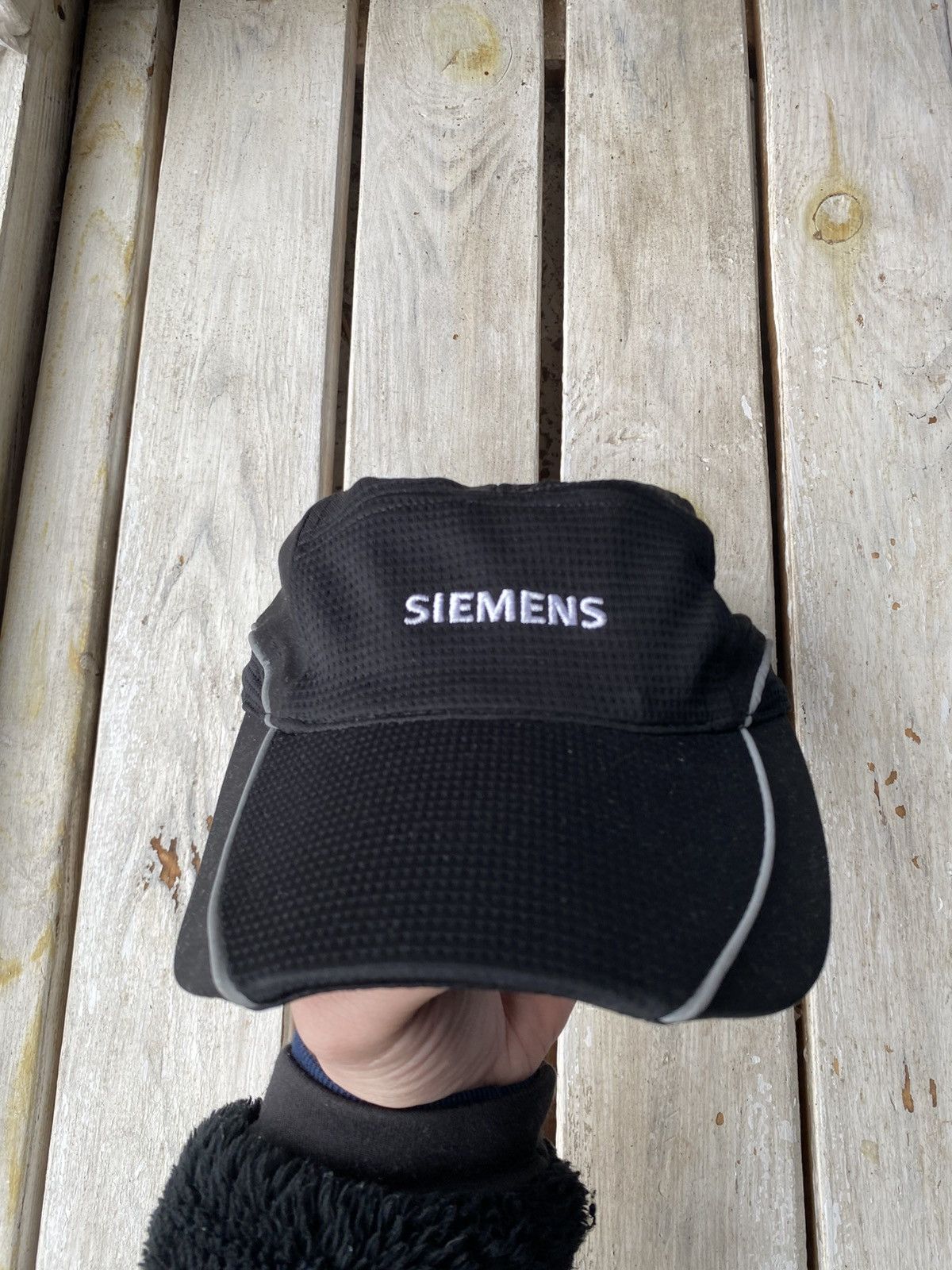 Vintage 90s Siemens Vintage Nylon Trucker Hat Cap Drill rare Y2K Size ONE SIZE - 3 Thumbnail