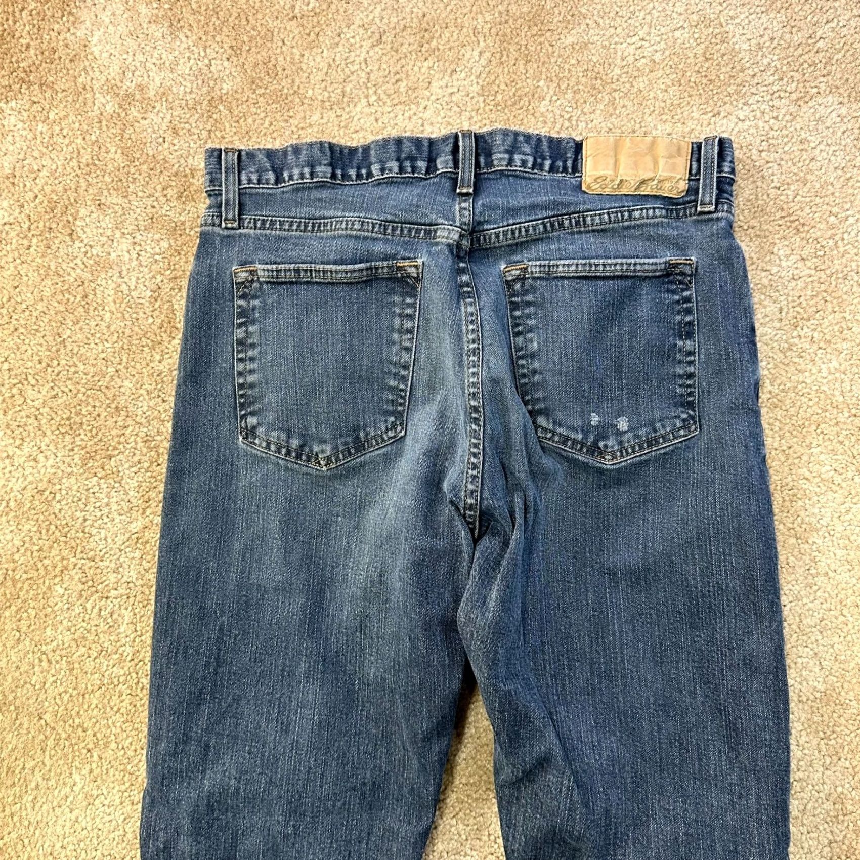 Eddie Bauer Eddie Bauer Jeans Men's 34x32 Blue Denim Straight Leg 5-Pocket Regular Waist Blue Denim Jeans Mens Size US 34 / EU 50 - 7 Thumbnail
