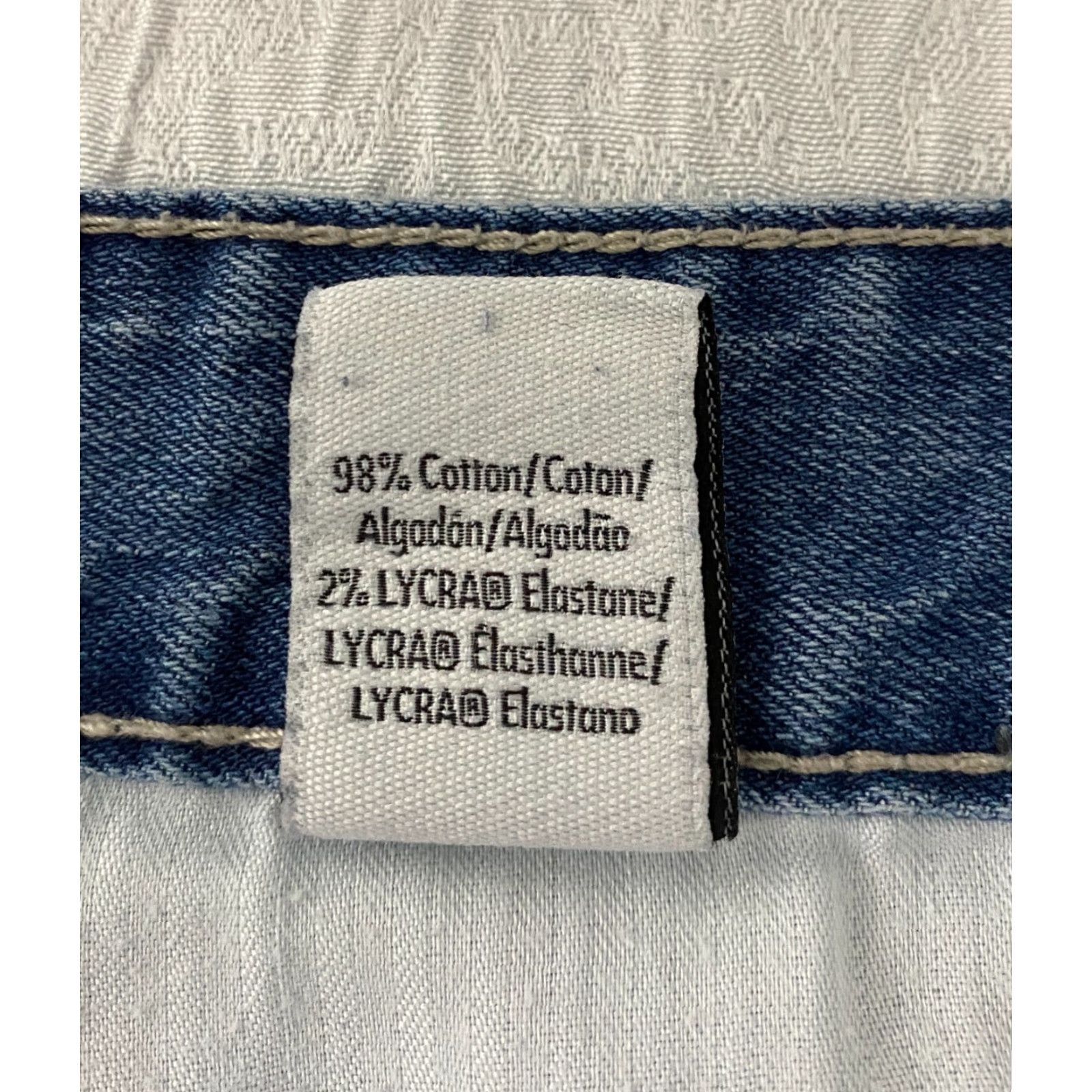 Calvin Klein Calvin Klein Jeans Mens Regular Fit 34 Jeans 34x34 Denim Blue Distressed 5-Pocket Straight Denim USA Jeans Mens Size US 34 / EU 50 - 6 Thumbnail