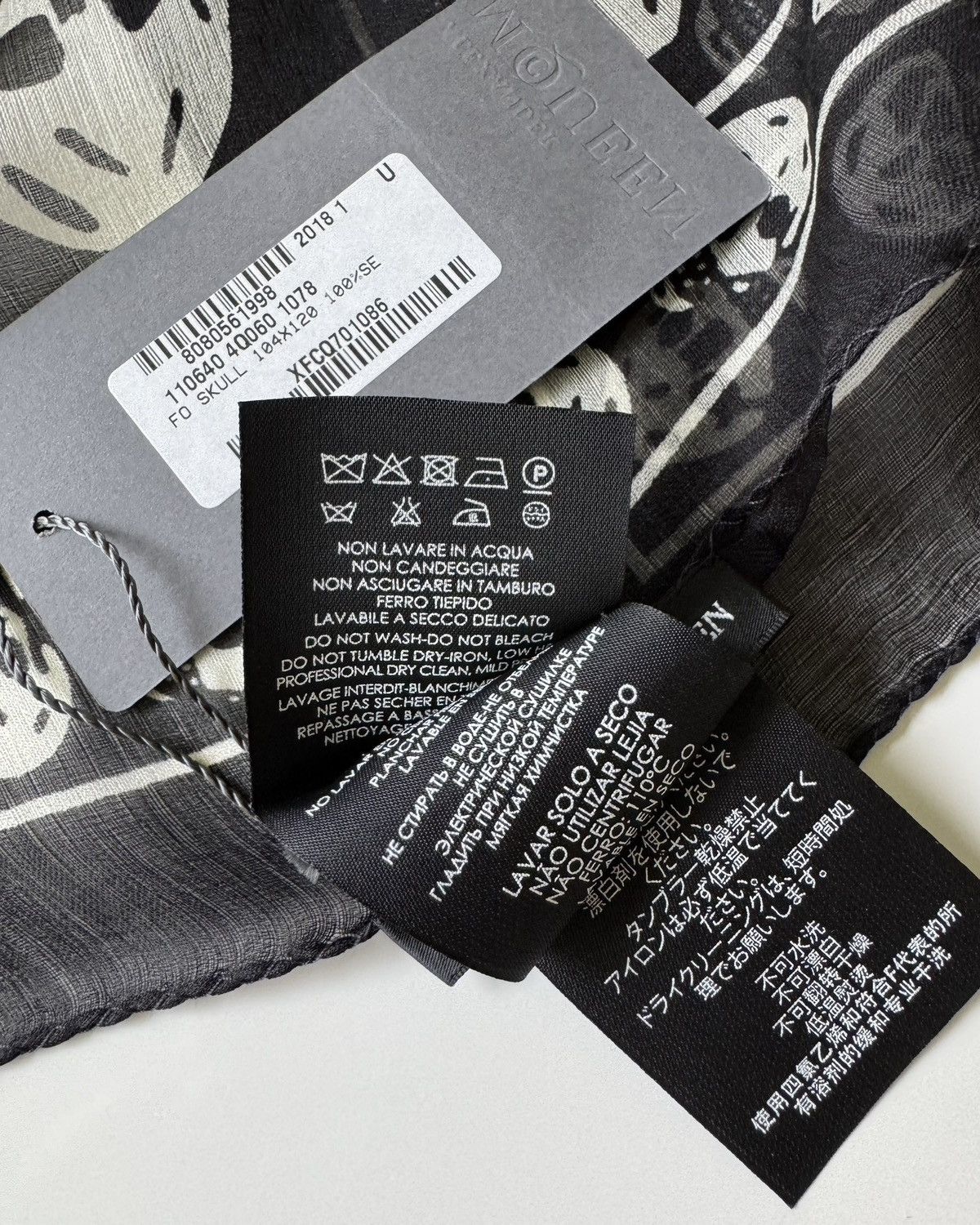 Alexander McQueen Alexander McQueen Skull Scarf Size ONE SIZE - 12 Thumbnail