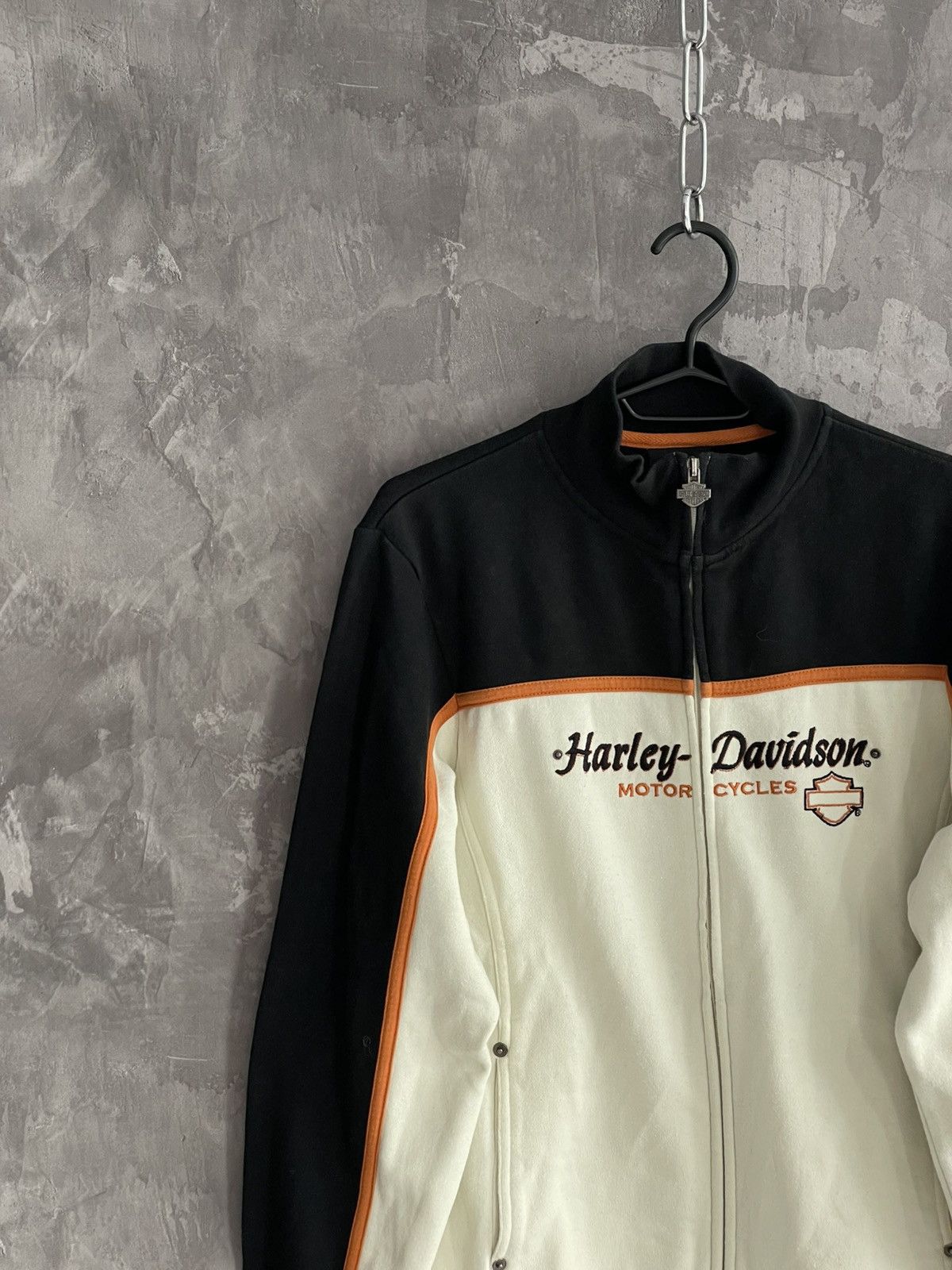 Harley Davidson × Hysteric Glamour Vintage Y2K Harley Davidson Zip-up Glamour Hoodie Size M / US 6-8 / IT 42-44 - 3 Thumbnail