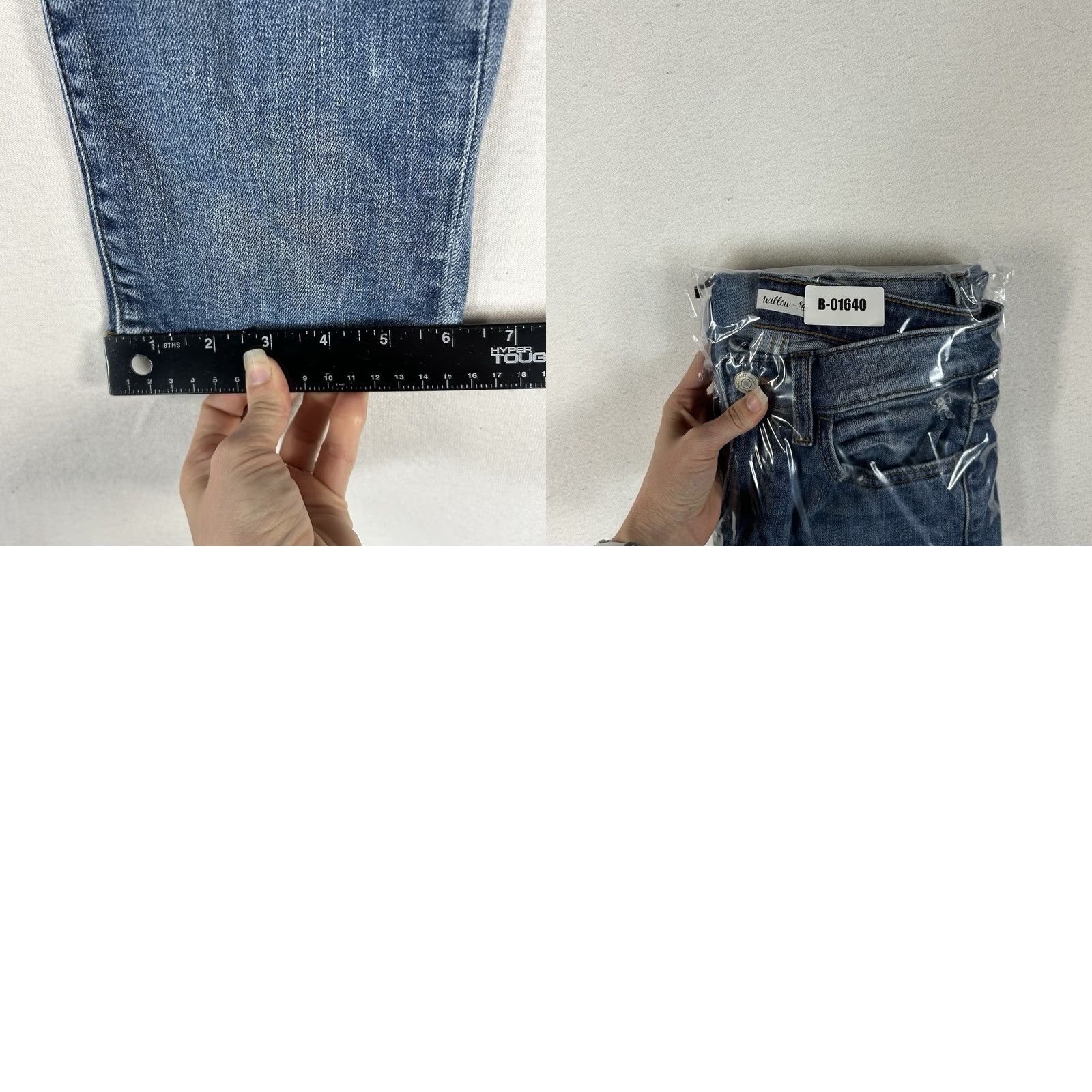Vintage Willow & Root Jeans The Everyday Denim 25 Blue Straight 28in Inseam Womens Child? Size 42" / US 20 - 9 Thumbnail
