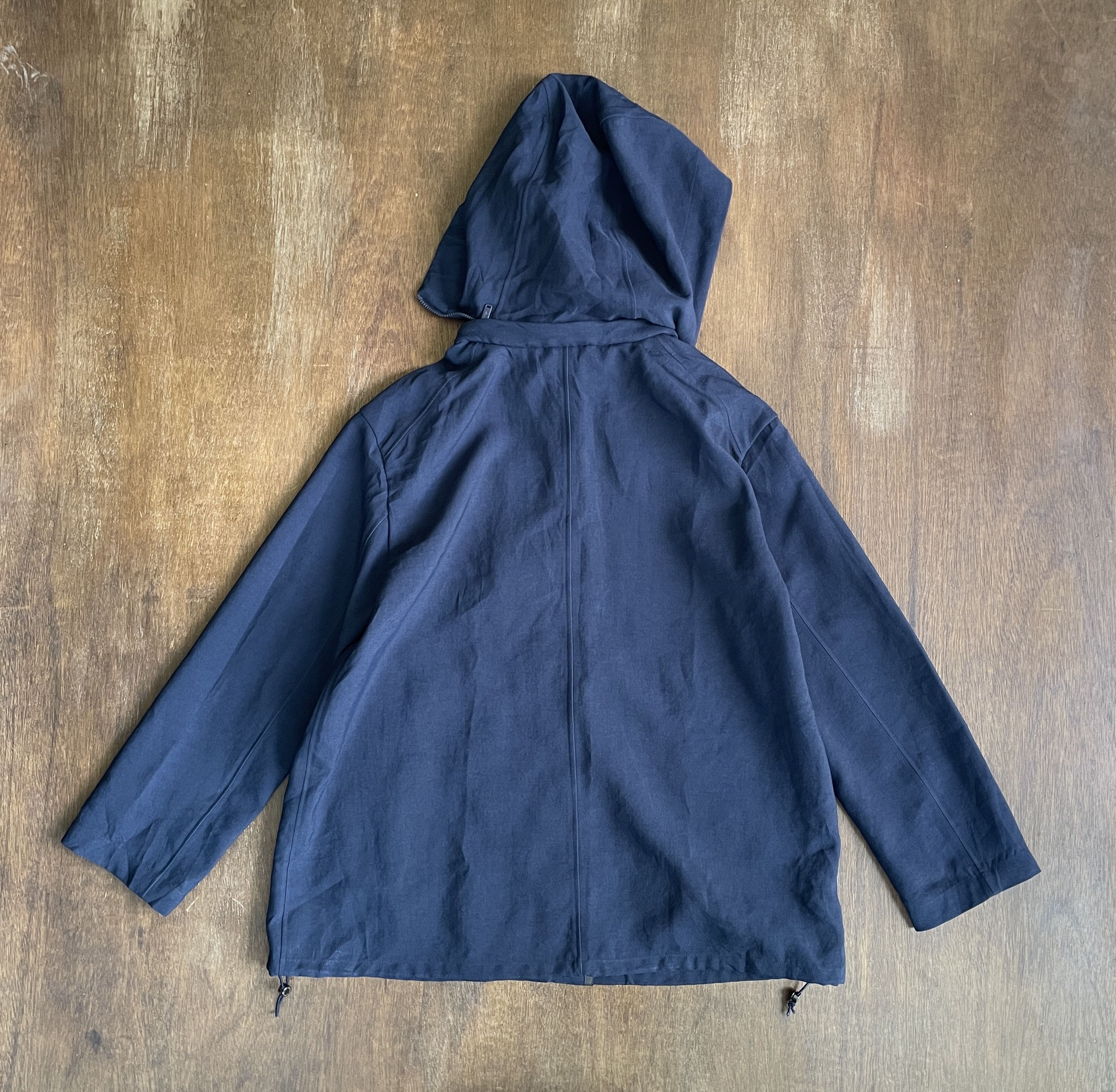 Mackintosh Mackintosh London Navy Hooded Jacket Zip Front Lightweight Size US M / EU 48-50 / 2 - 11 Thumbnail