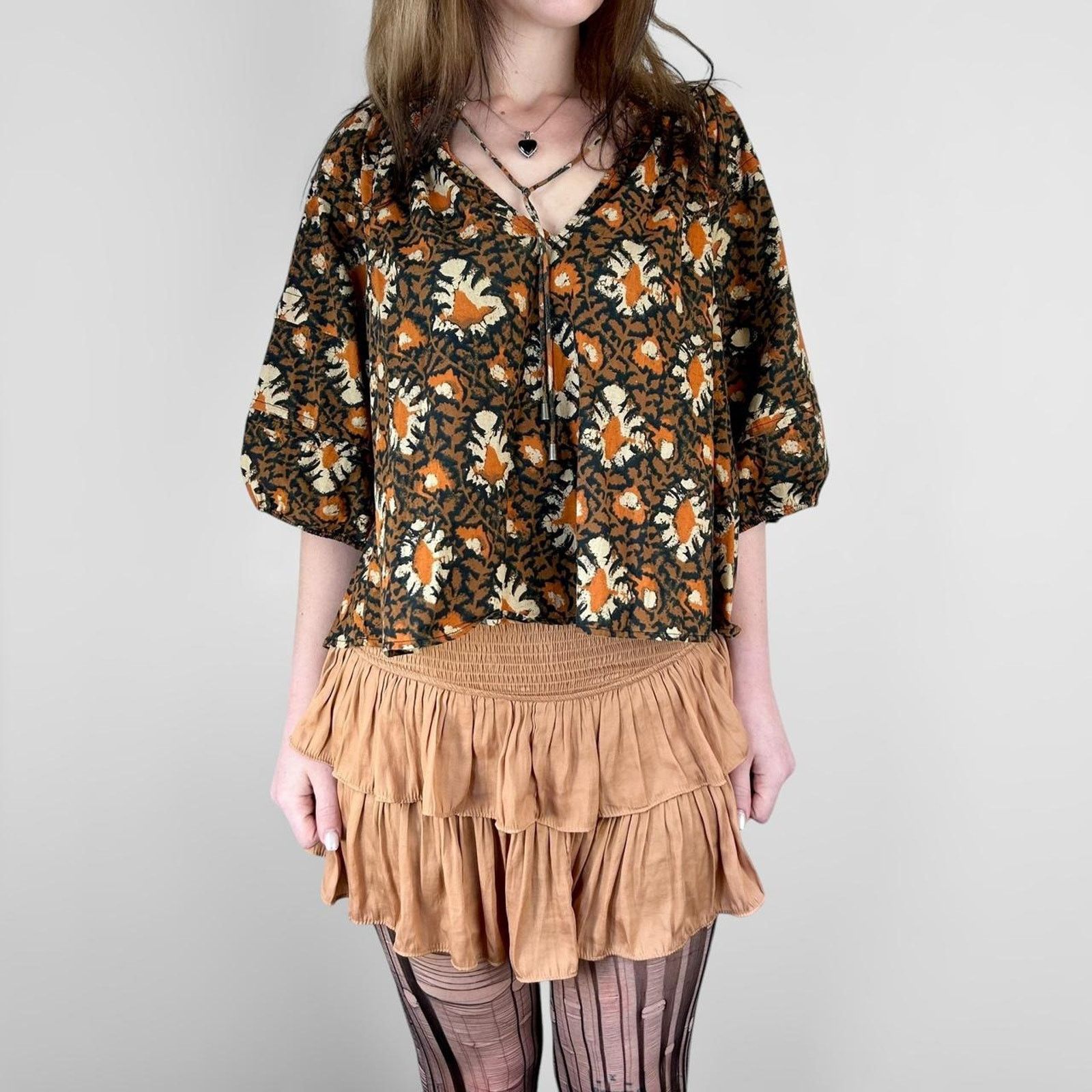 Other Free People oversized boho blouse Size M / US 6-8 / IT 42-44 - 1 Thumbnail