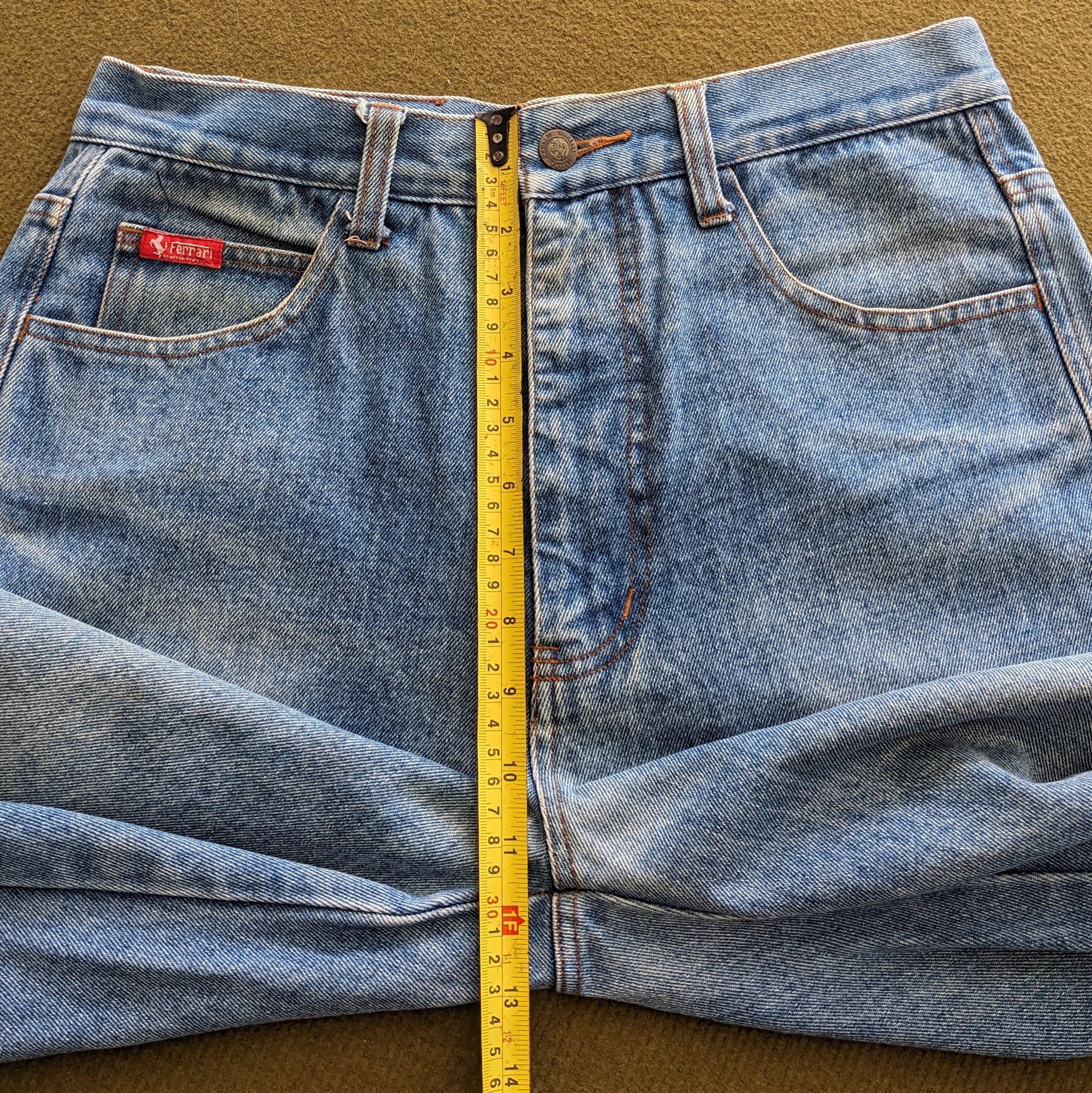 Ferrari Vintage MAGNETI MARELLI FERRARI Luxury Brand Jeans Size US 29 - 7 Thumbnail