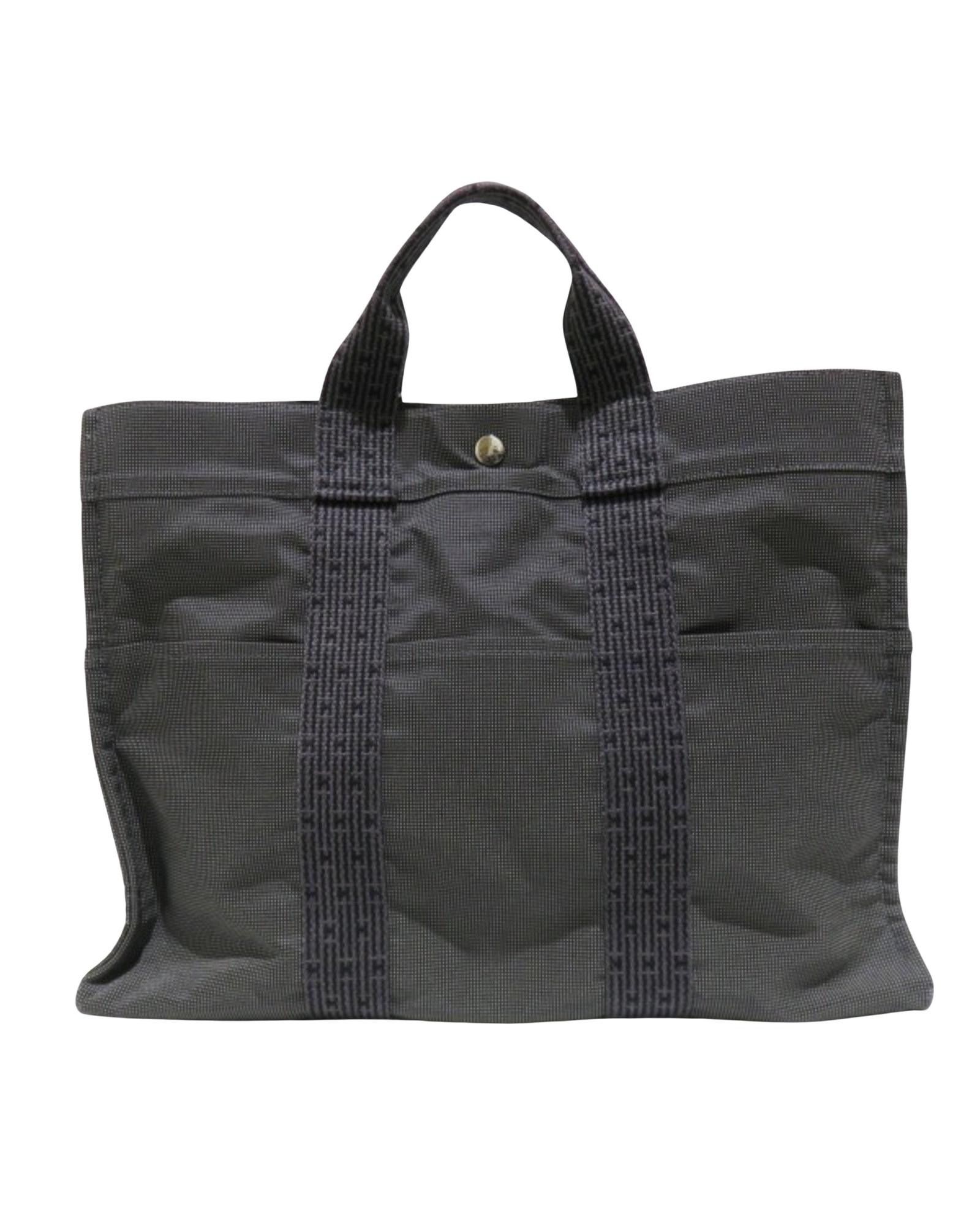 image of Hermes Modern Grey Canvas Bag, Women's