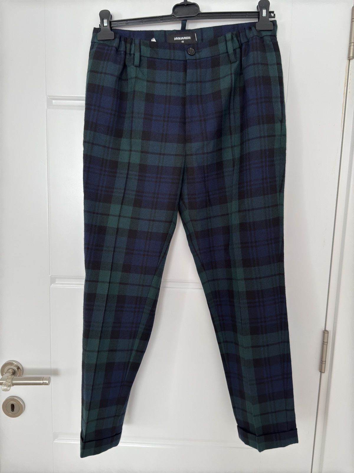 Dsquared2 Wool tartan pants Size US 32 / EU 48 - 1 Thumbnail