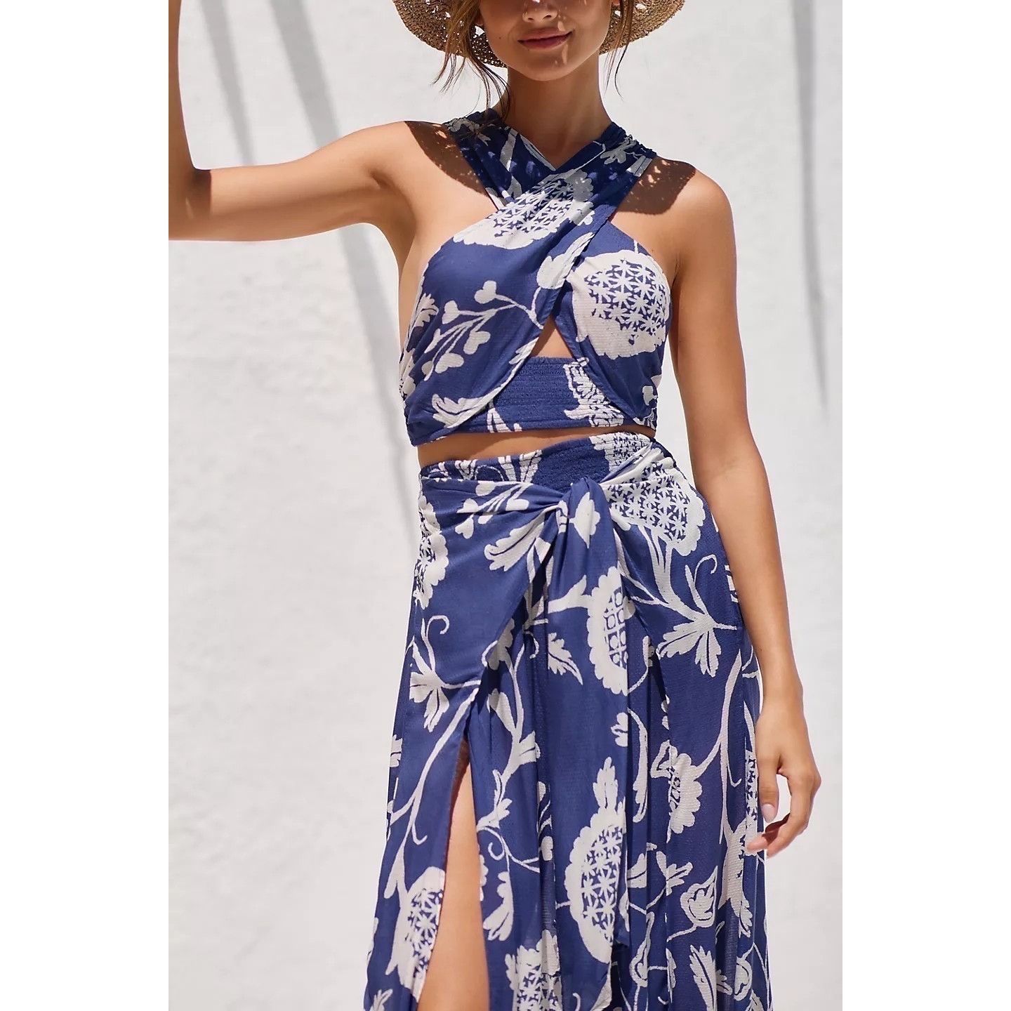 Anthropologie Anthropologie Blue Breezy Set Size 26" / US 2 / IT 38 - 2 Thumbnail
