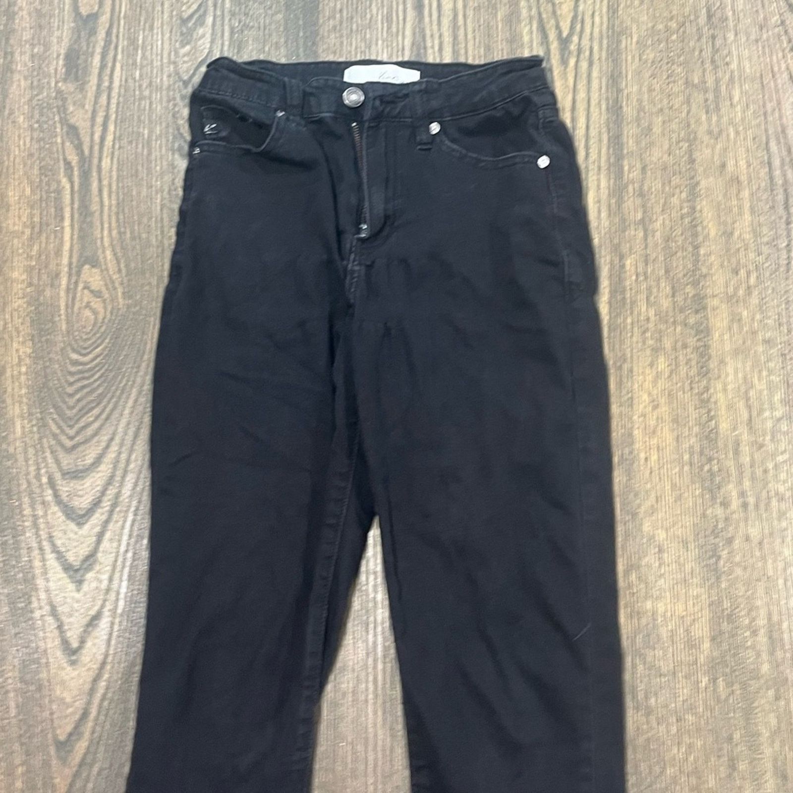 Kanata Hand Knits KanCan Womens Dayana High Rise Ankle Skinny Jeans Fray Size 25" / US 0 / IT 36 - 3 Thumbnail
