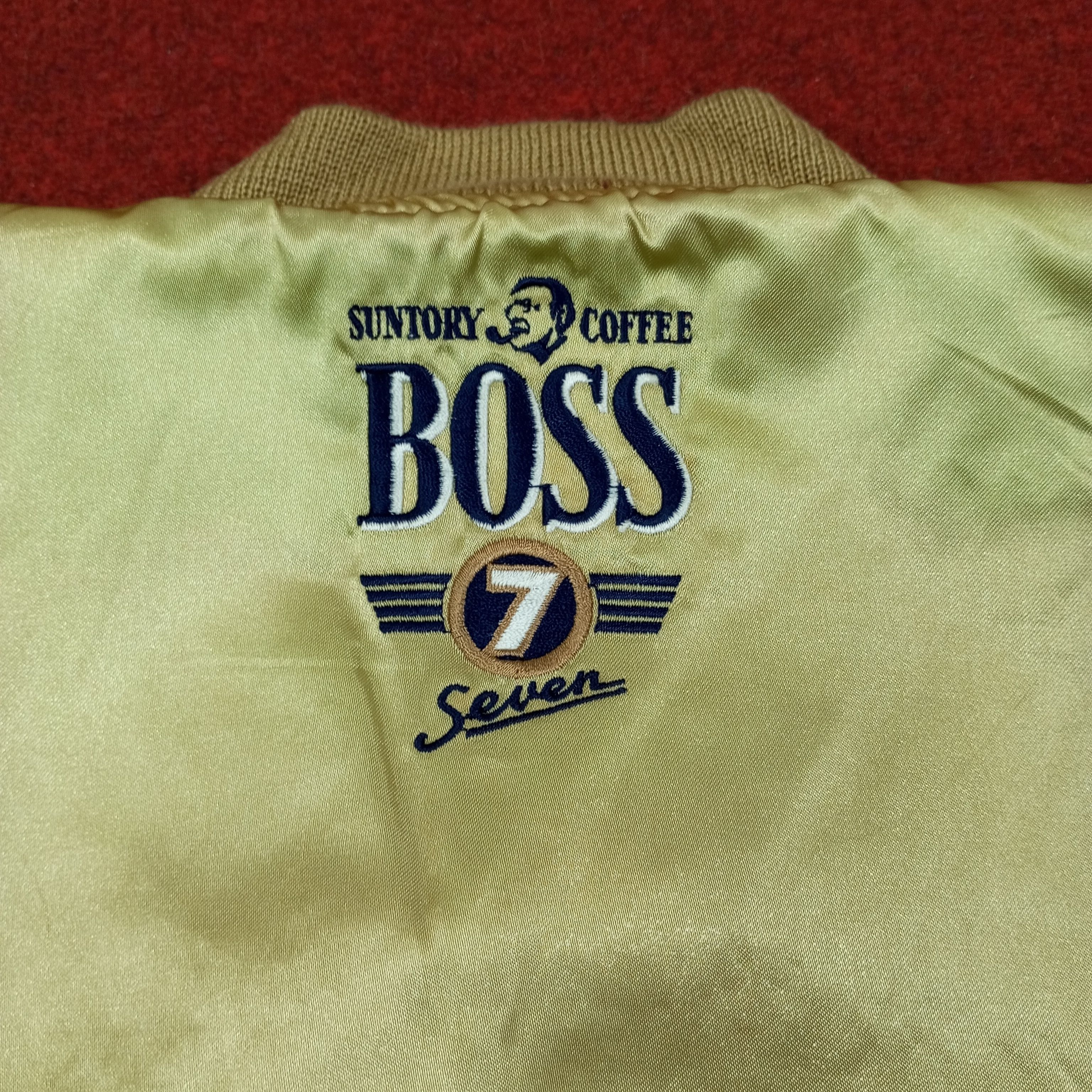 Vintage Boss 7 Seven Suntory Coffee Reversible Jacket c236n13 Size US L / EU 52-54 / 3 - 4 Thumbnail