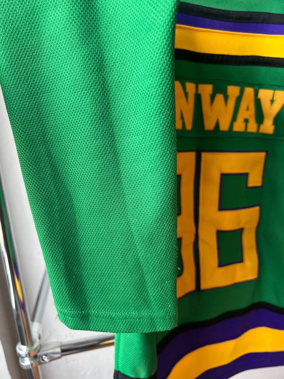 NHL MIGHTY DUCKS #96 CONWAY RARE NHL HOCKEY JERSEY SHIRT SIZE S Size US S / EU 44-46 / 1 - 12 Thumbnail