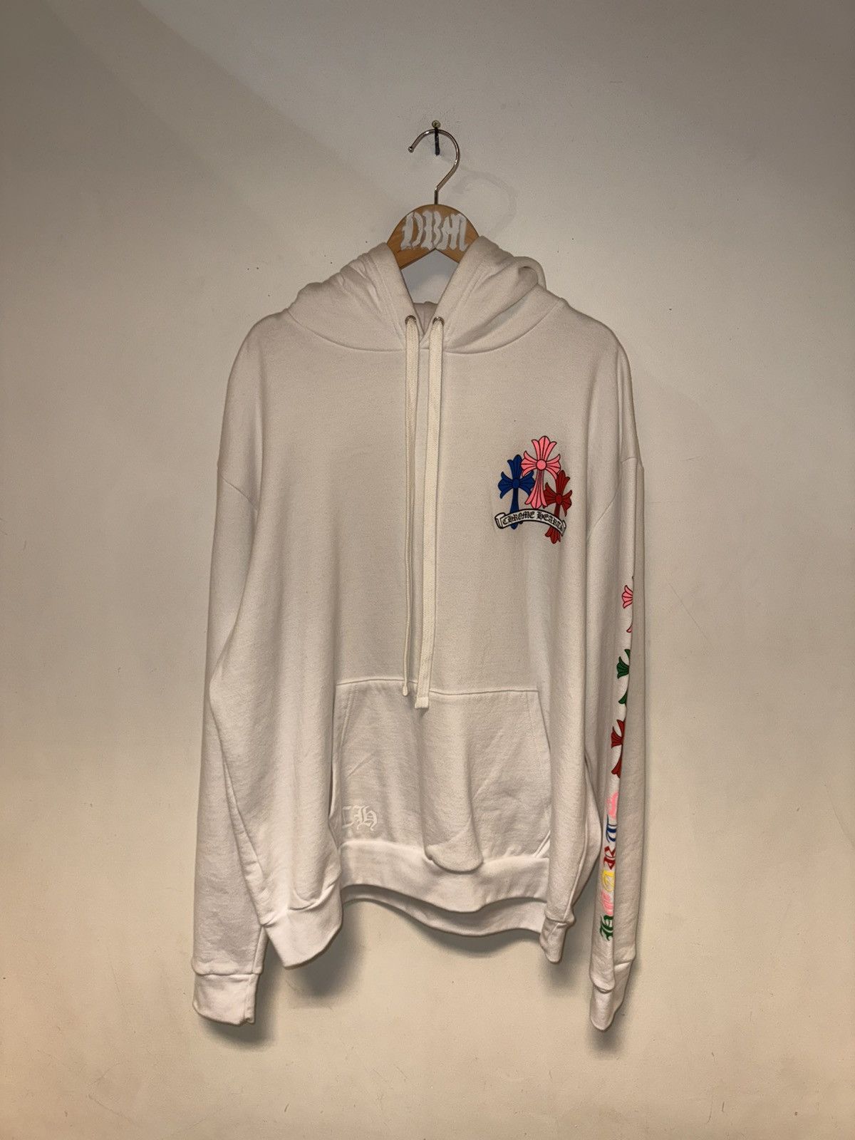 Chrome Hearts Chrome Hearts Multi Color Cemetery Cross Hoodie White Size US L / EU 52-54 / 3 - 1 Thumbnail