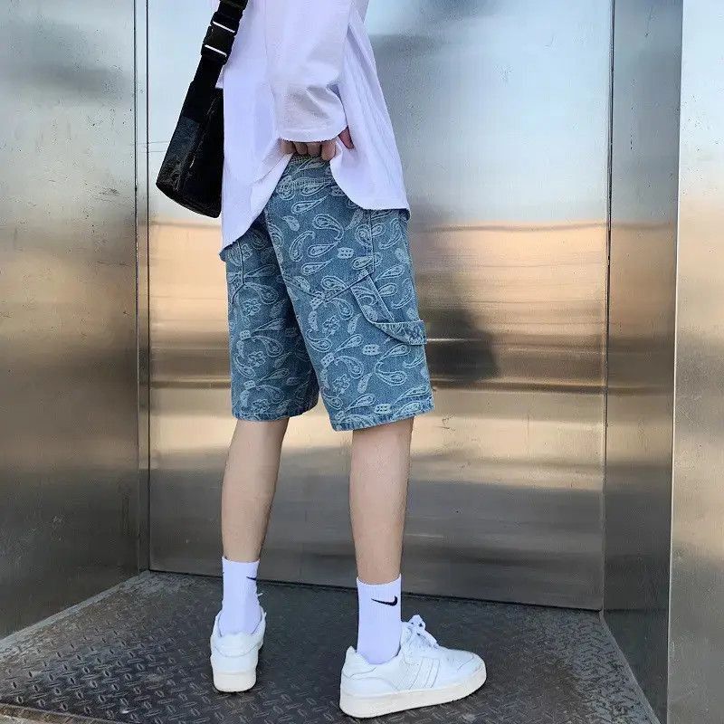 Japanese Brand Loose hip-hop high street denim shorts Size US 32 / EU 48 - 5 Thumbnail