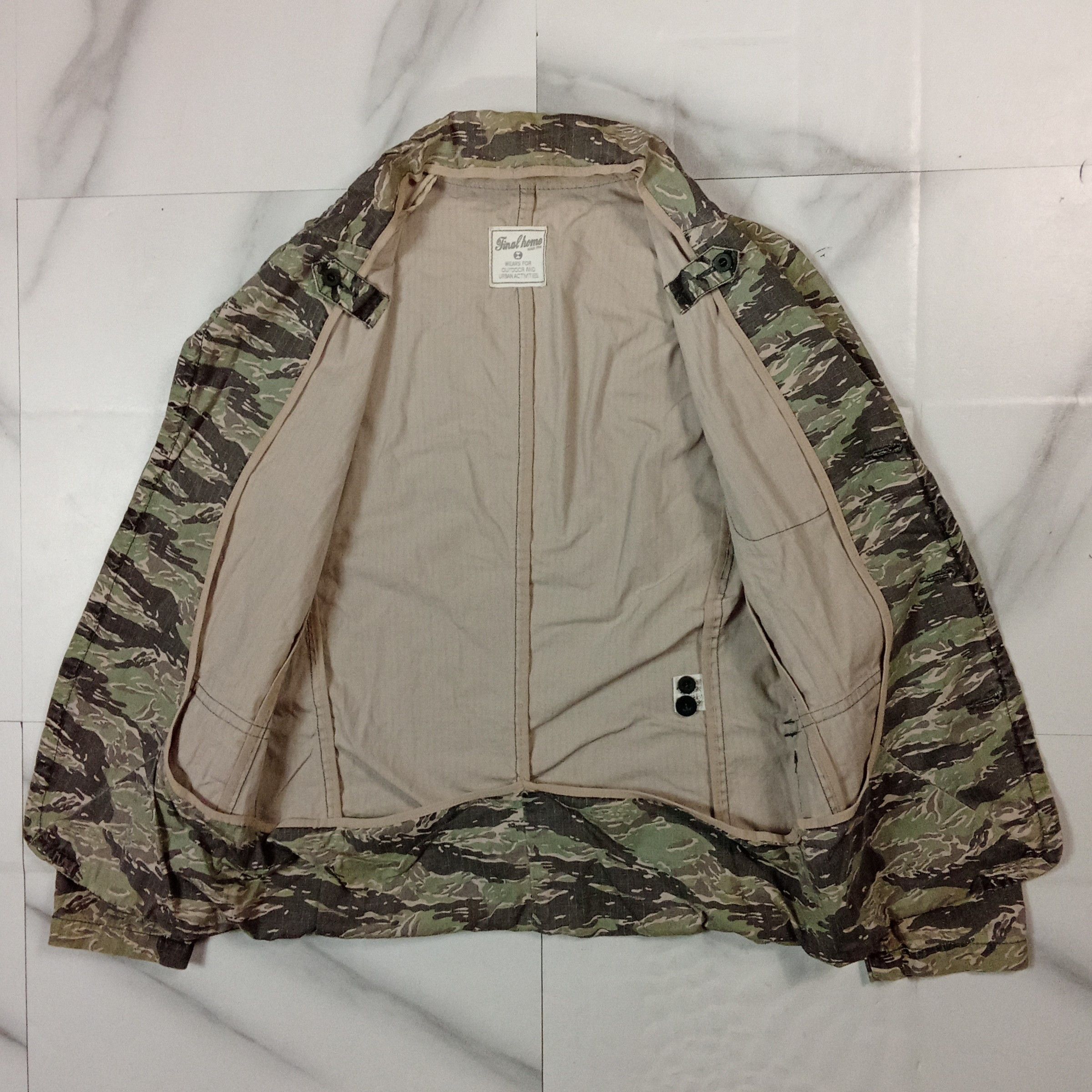 Final Home Final Home - Issey Miyake - Tiger Camo Jacket Size US S / EU 44-46 / 1 - 5 Thumbnail