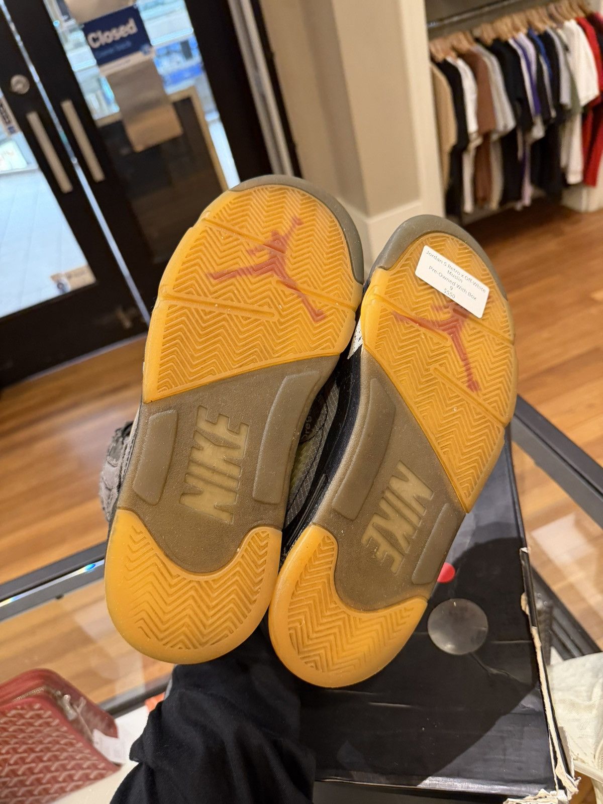 Jordan Brand × Off-White Off-white x Jordan 5 Retro “Off White Muslin” Size US 9 / EU 42 - 7 Thumbnail
