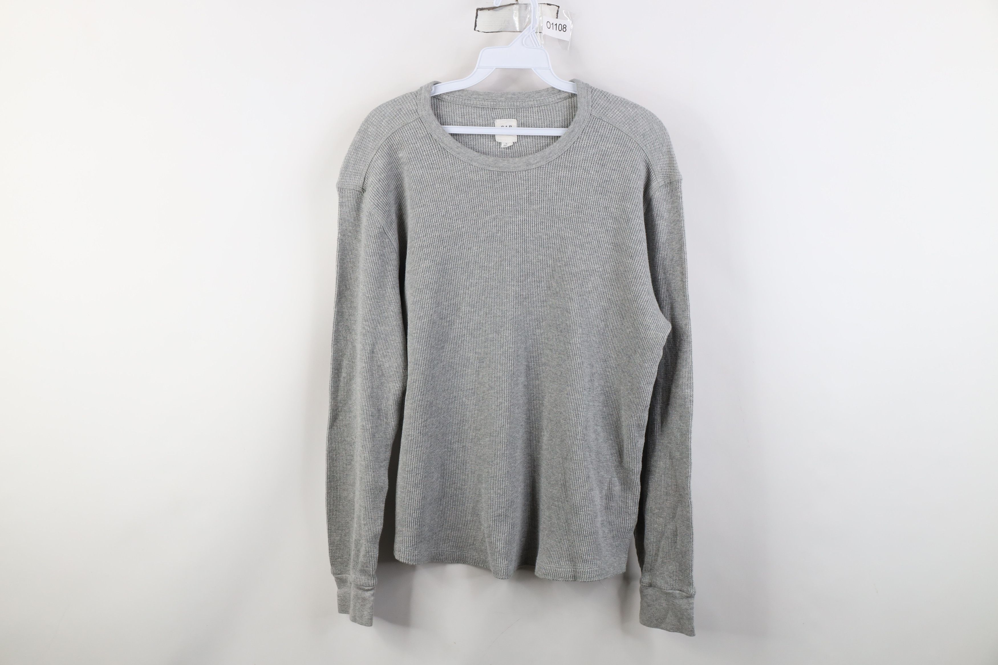 Gap Vintage Y2K Gap Thermal Waffle Knit Long Sleeve T-Shirt Size L / US 10 / IT 46 - 1 Thumbnail