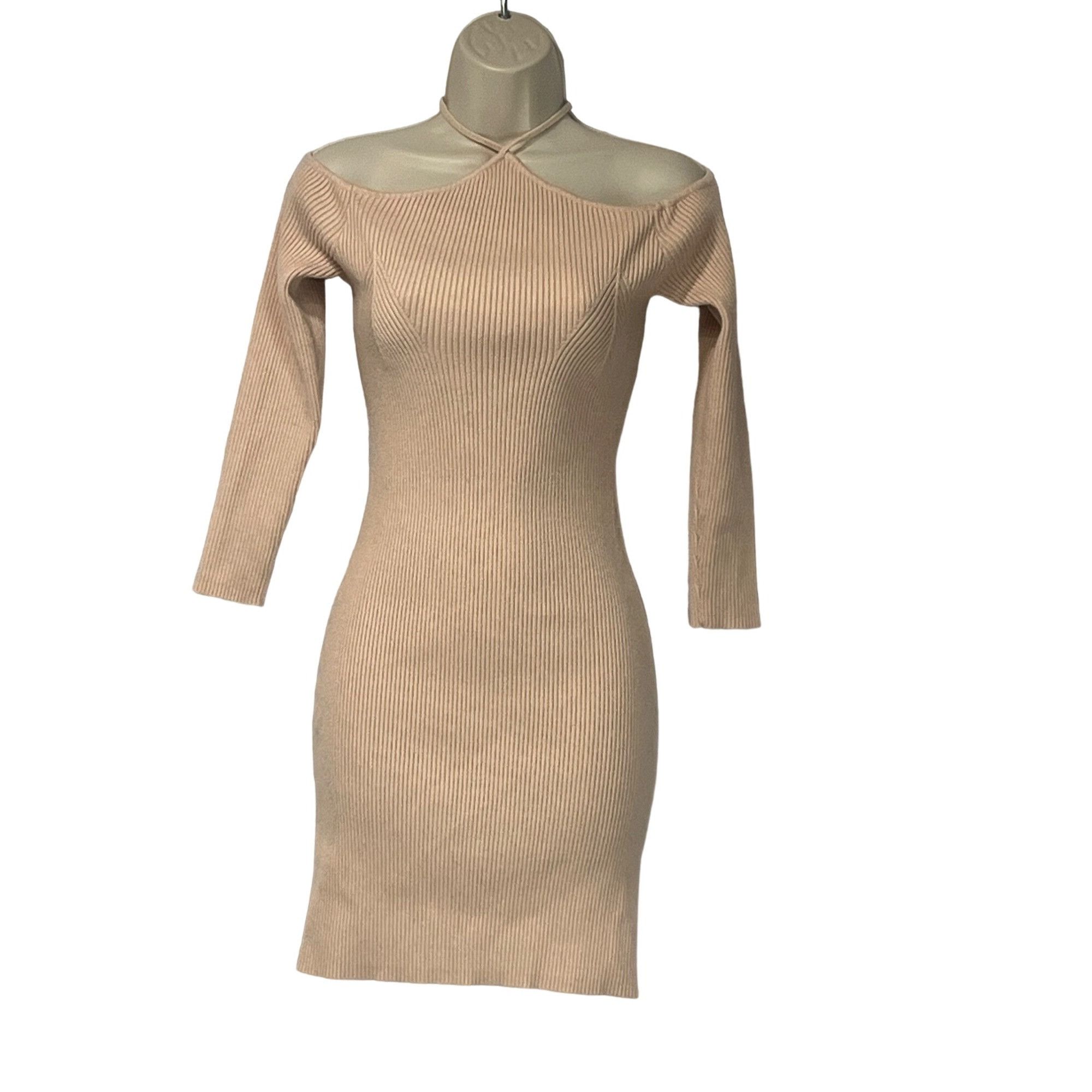 Other Lost + Wonder Women’ Halter Neck Sweater Bodycon Dress in Li Size S / US 4 / IT 40 - 11 Thumbnail