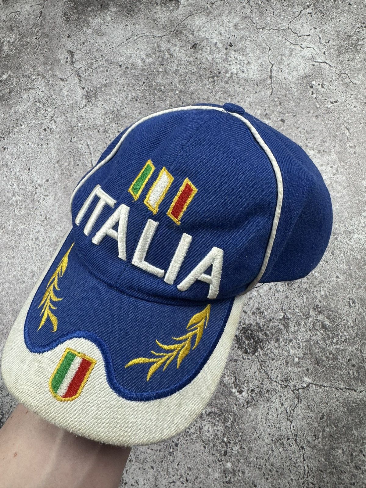 Other ITALIA Cap Hat Embroidered Italia Flag Hat Adjustable OS Size ONE SIZE - 2 Thumbnail